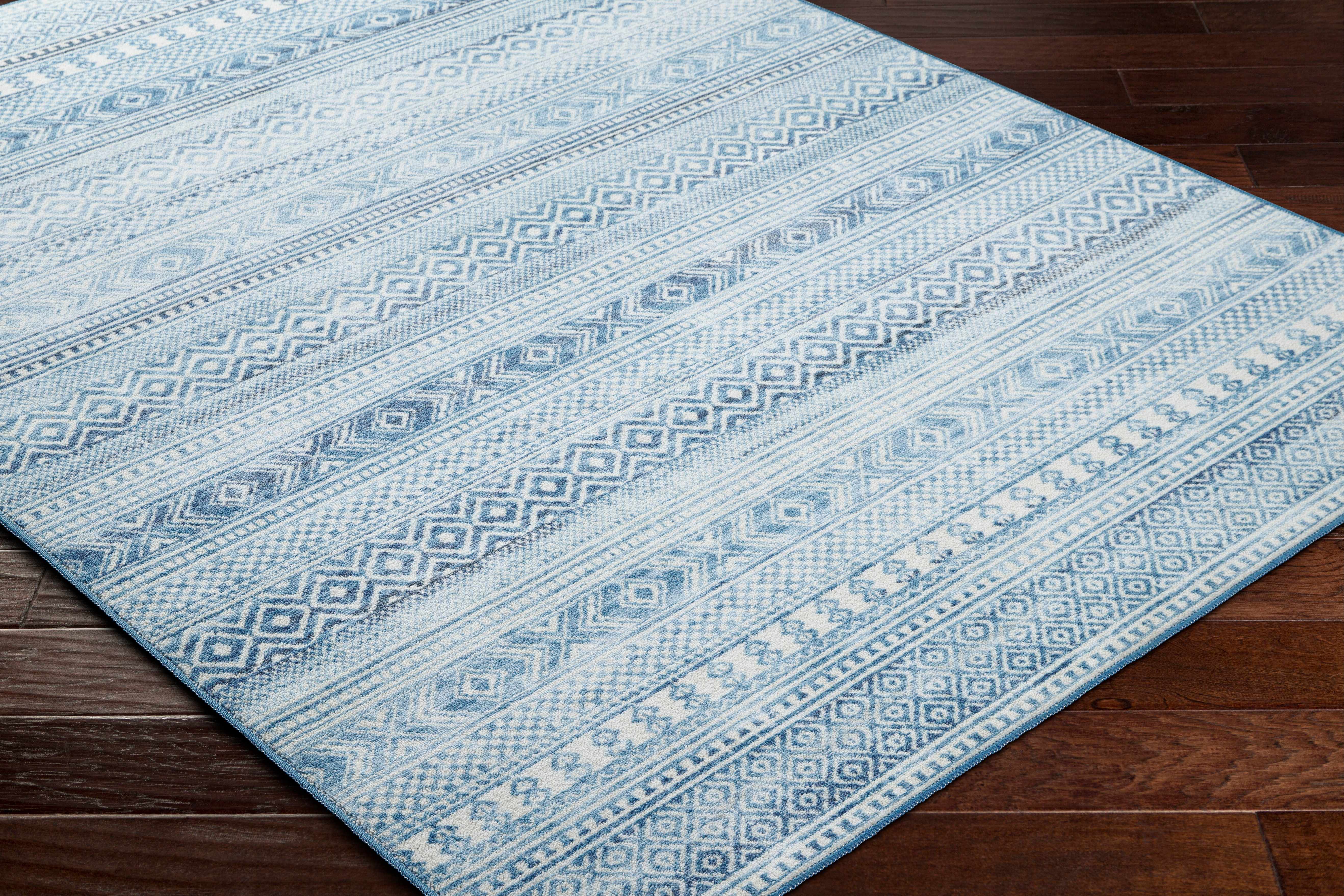 Gizeh Arctic Stone Washable Area Rug - Clearance - Image 5