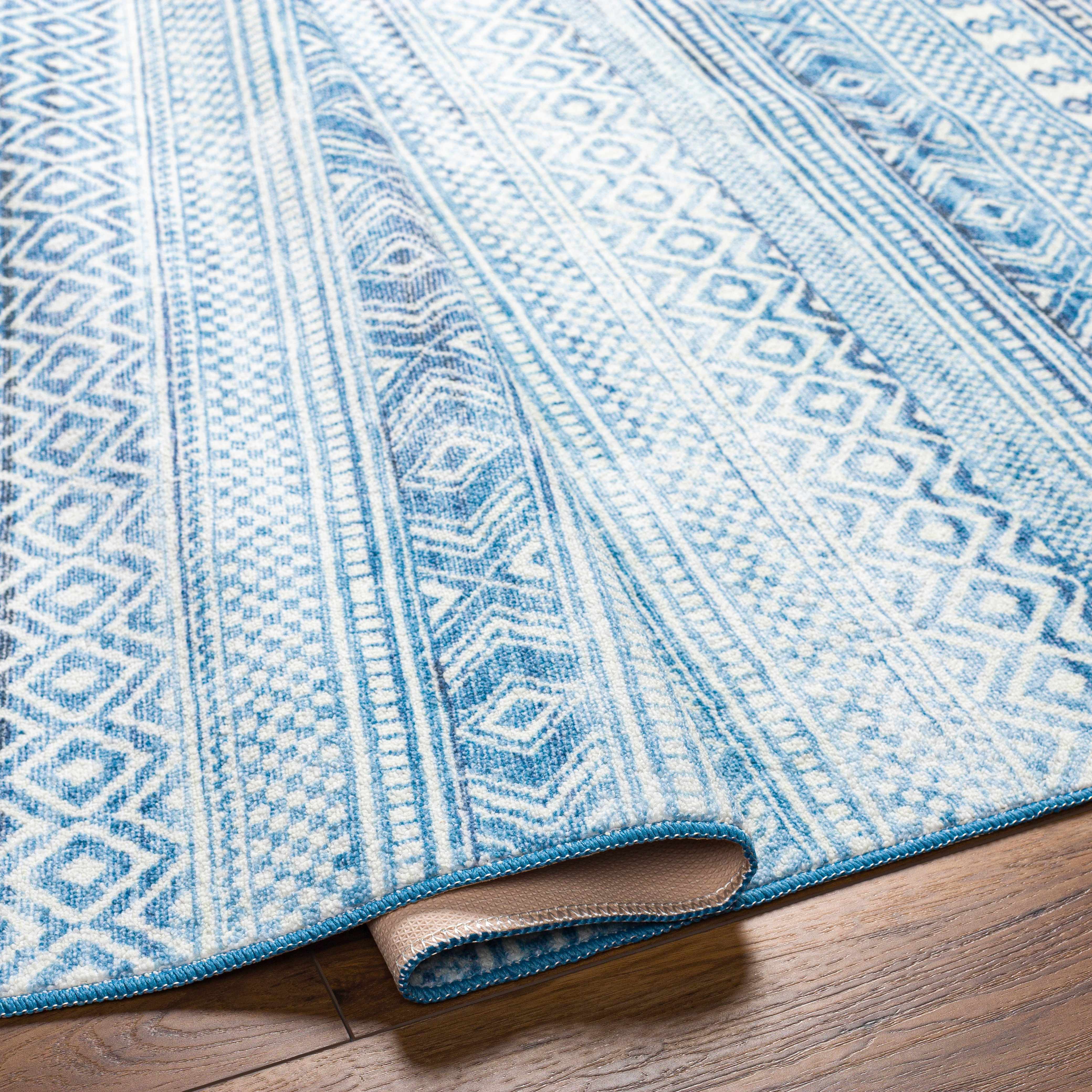 Gizeh Arctic Stone Washable Area Rug - Clearance - Image 6