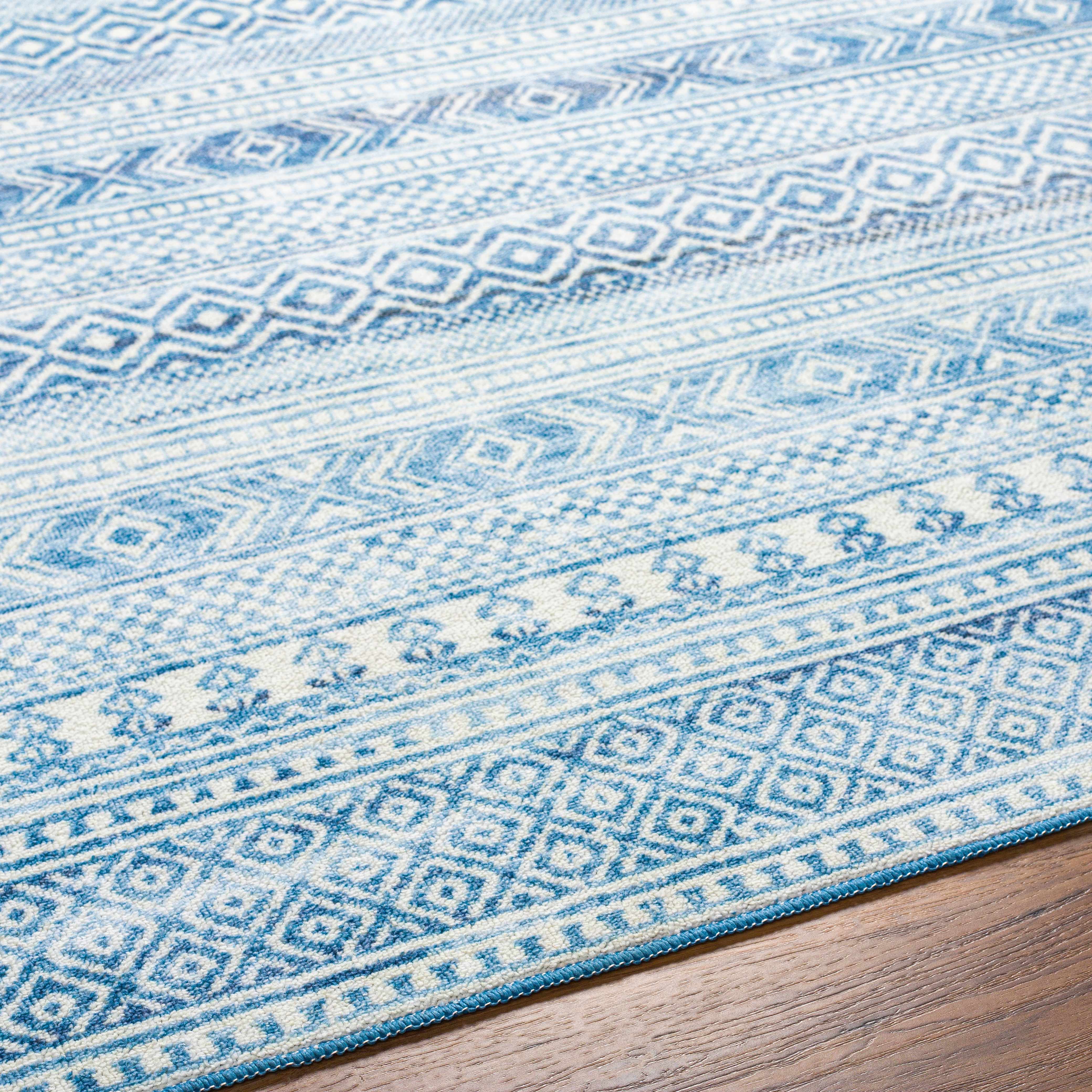 Gizeh Arctic Stone Washable Area Rug - Clearance - Image 7