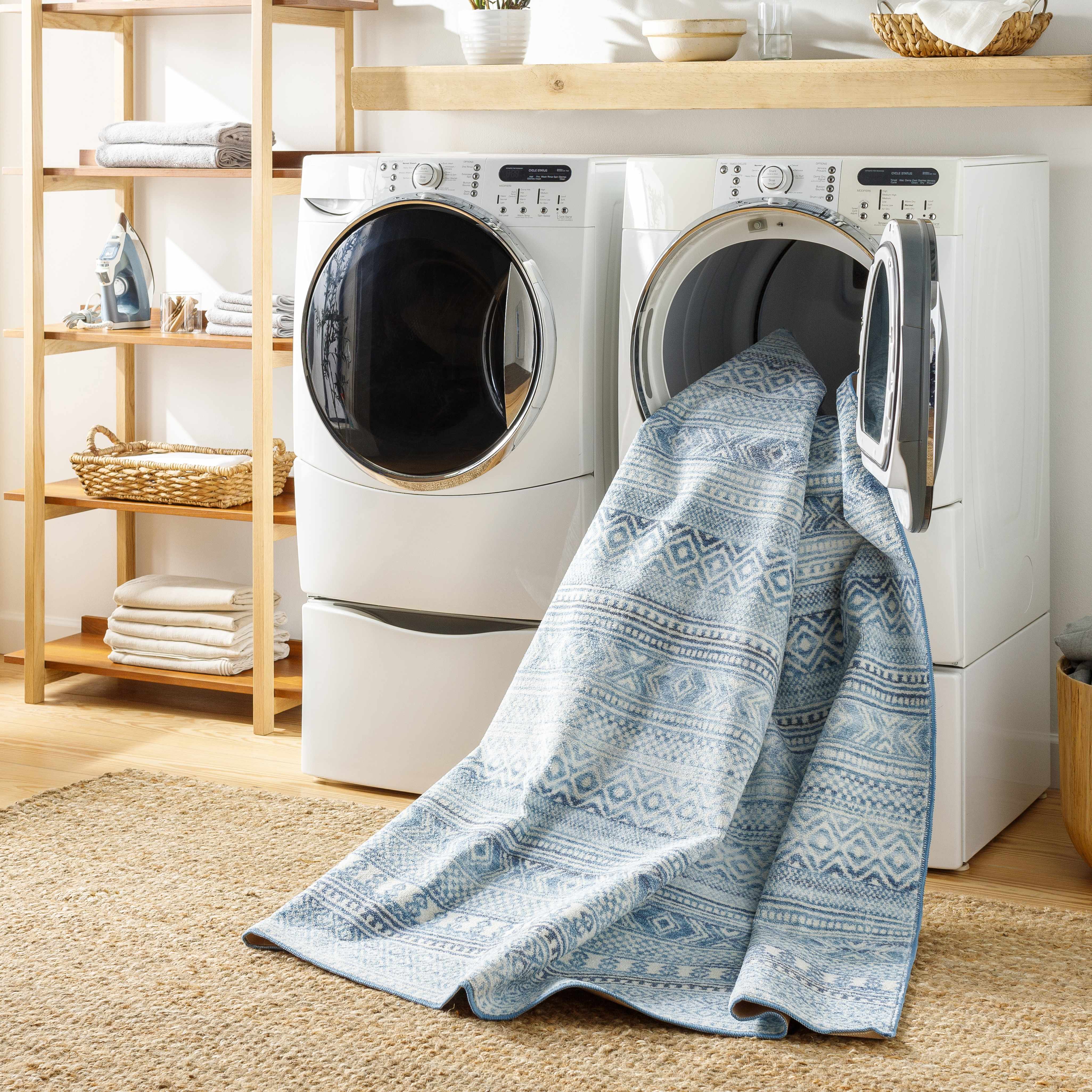 Gizeh Arctic Stone Washable Area Rug - Clearance - Image 9
