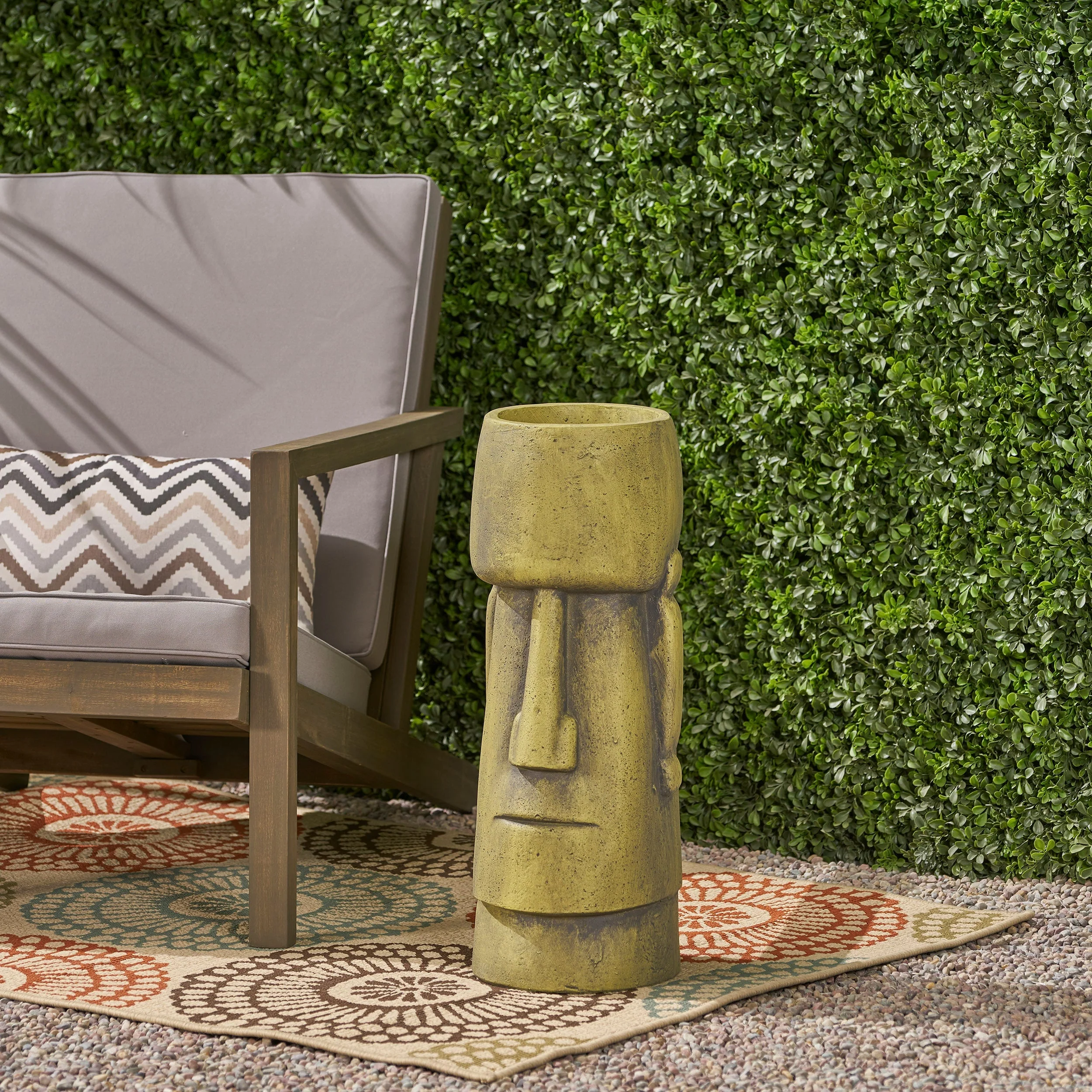 Glacier Cast Stone Urn Planter - Image 3