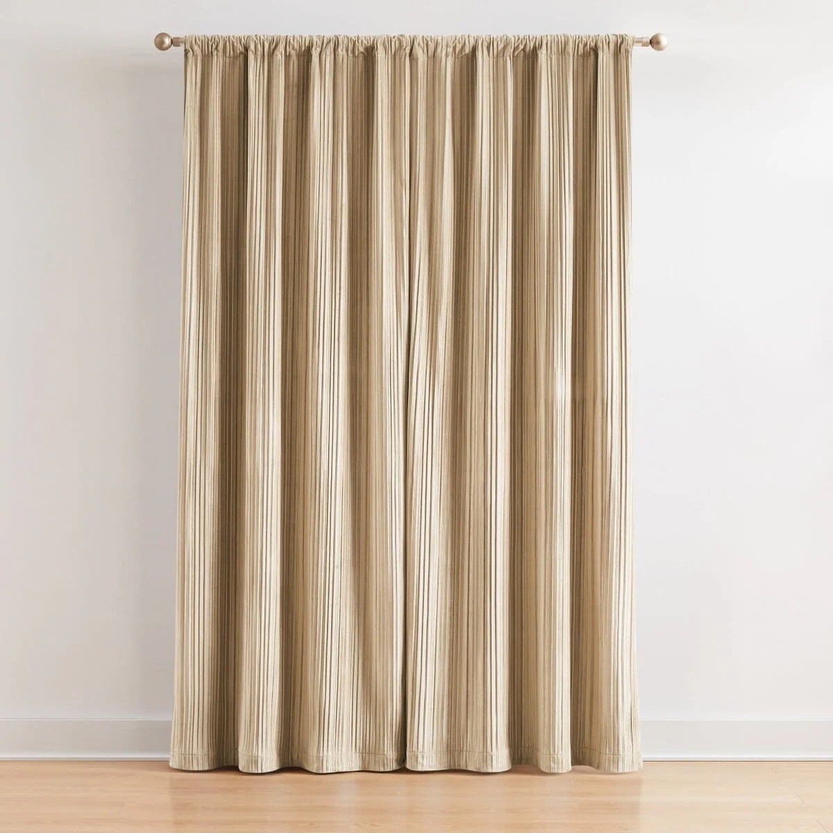 Glam Pleated Velvet Light Filtering Window Curtain Panels - Image 2