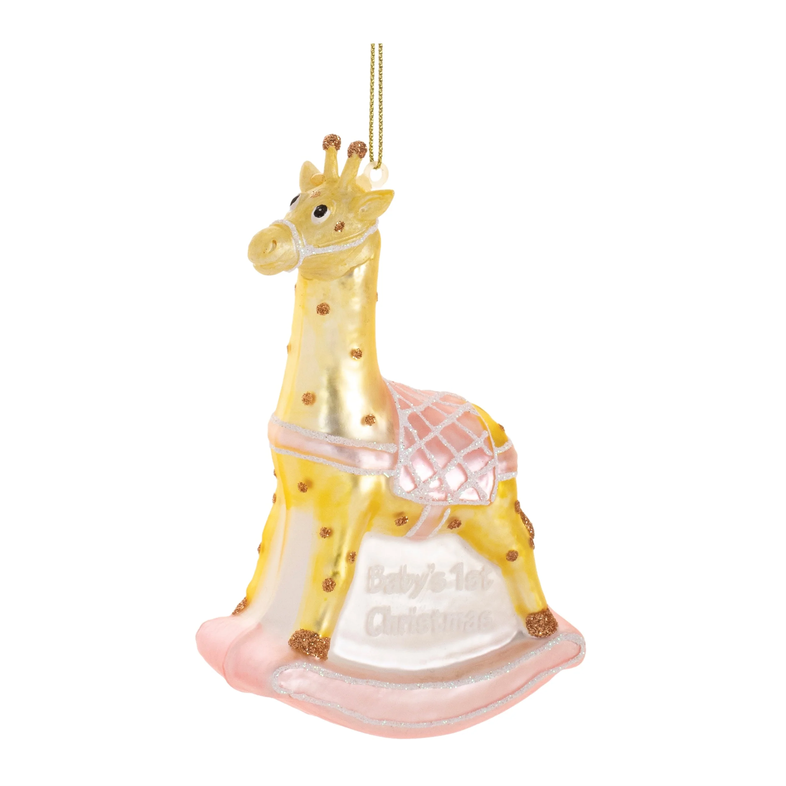 Glass baby's first christmas ornament (set of 12) - Image 4
