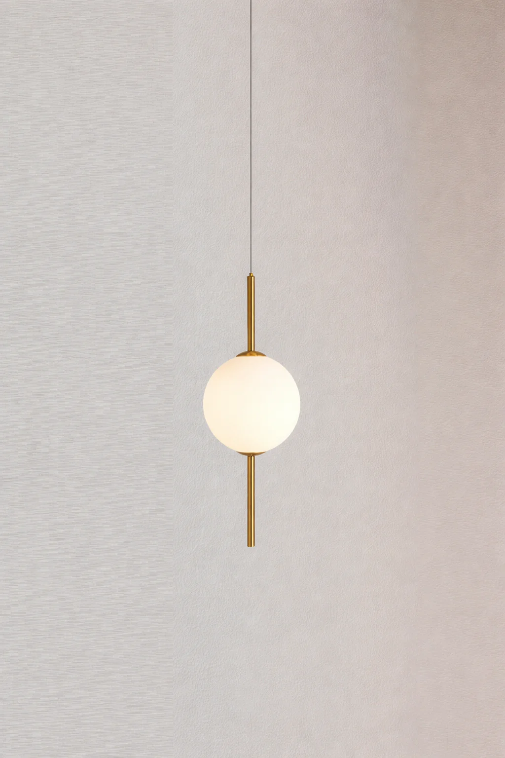 Glass Ball Pendant Light Modern LED Hanging Lamp Bedroom Bedside Ceiling Decor - Image 9