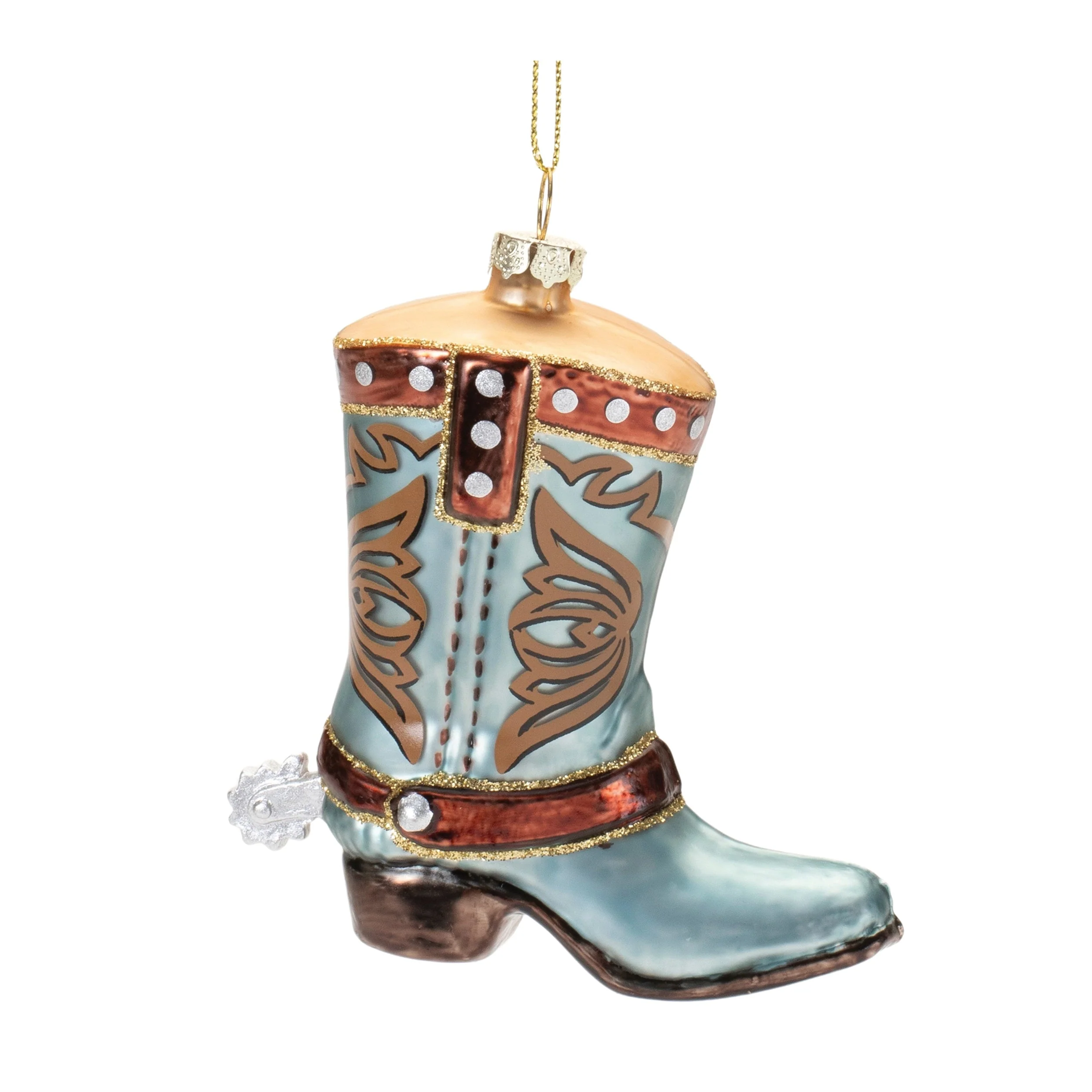 Glass Cowboy Boot Ornament (Set of 6) - Image 5