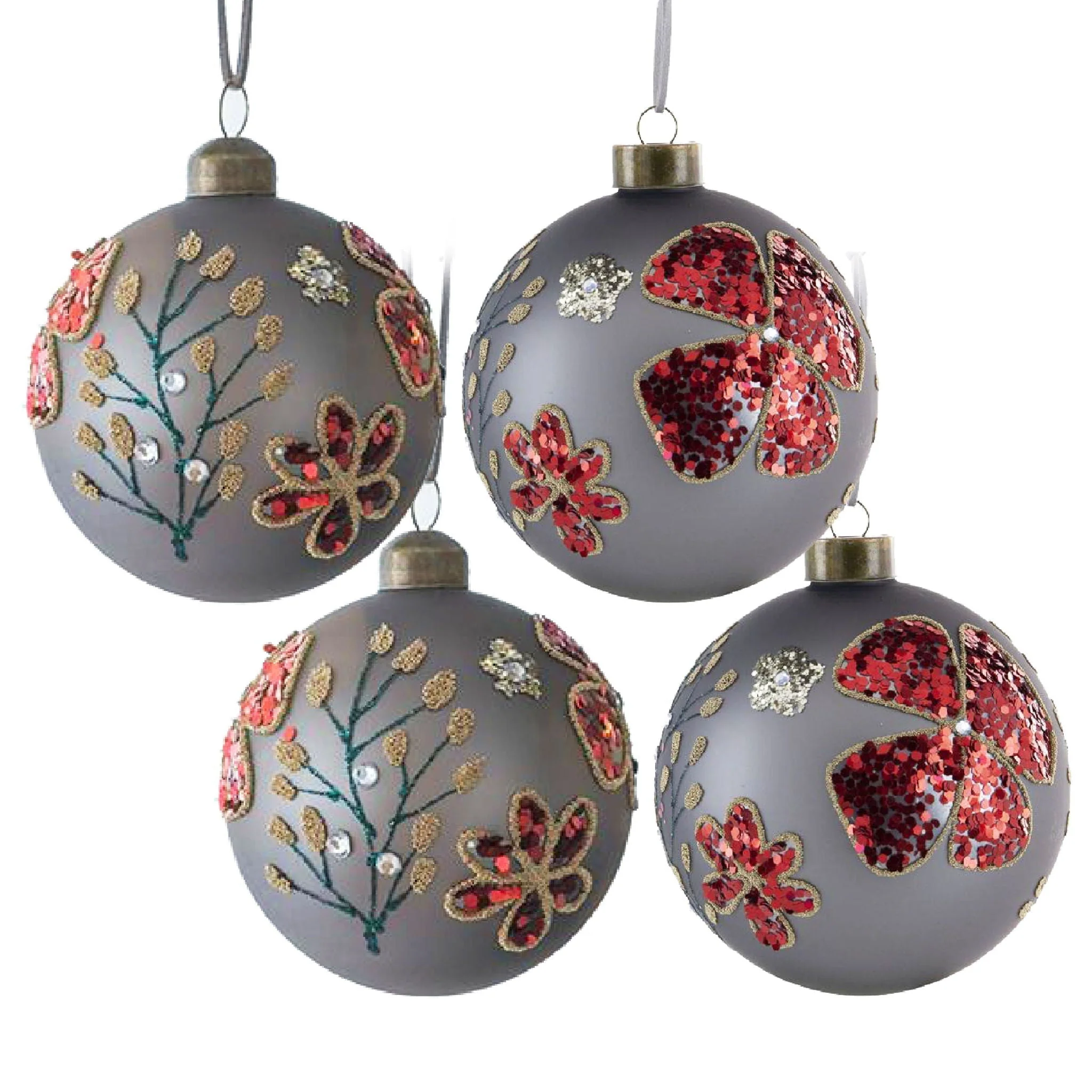 Glass Decorative Hanging Ball Christmas Tree Ornaments - Image 15