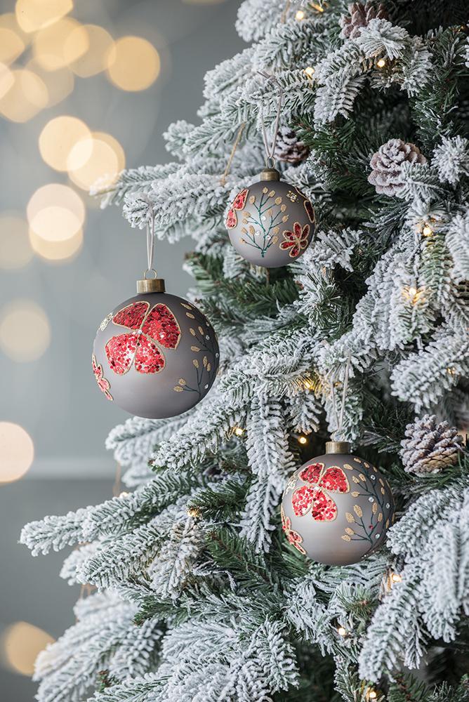 Glass Decorative Hanging Ball Christmas Tree Ornaments - Image 21