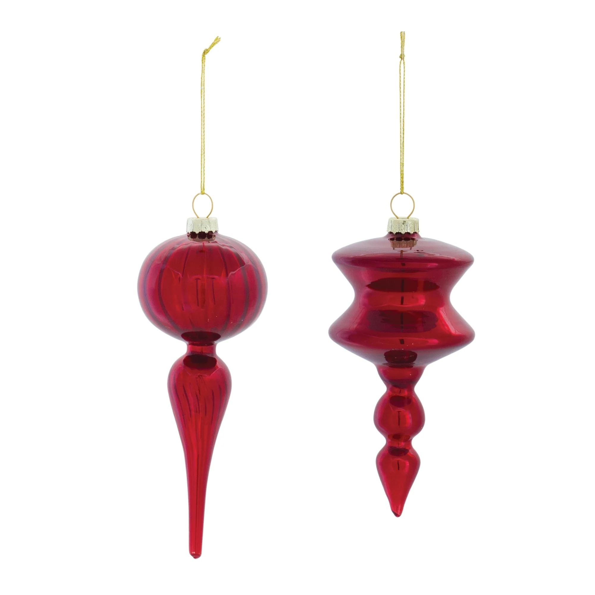 Glass Finial Drop Ornament (Set of 12) - Image 2