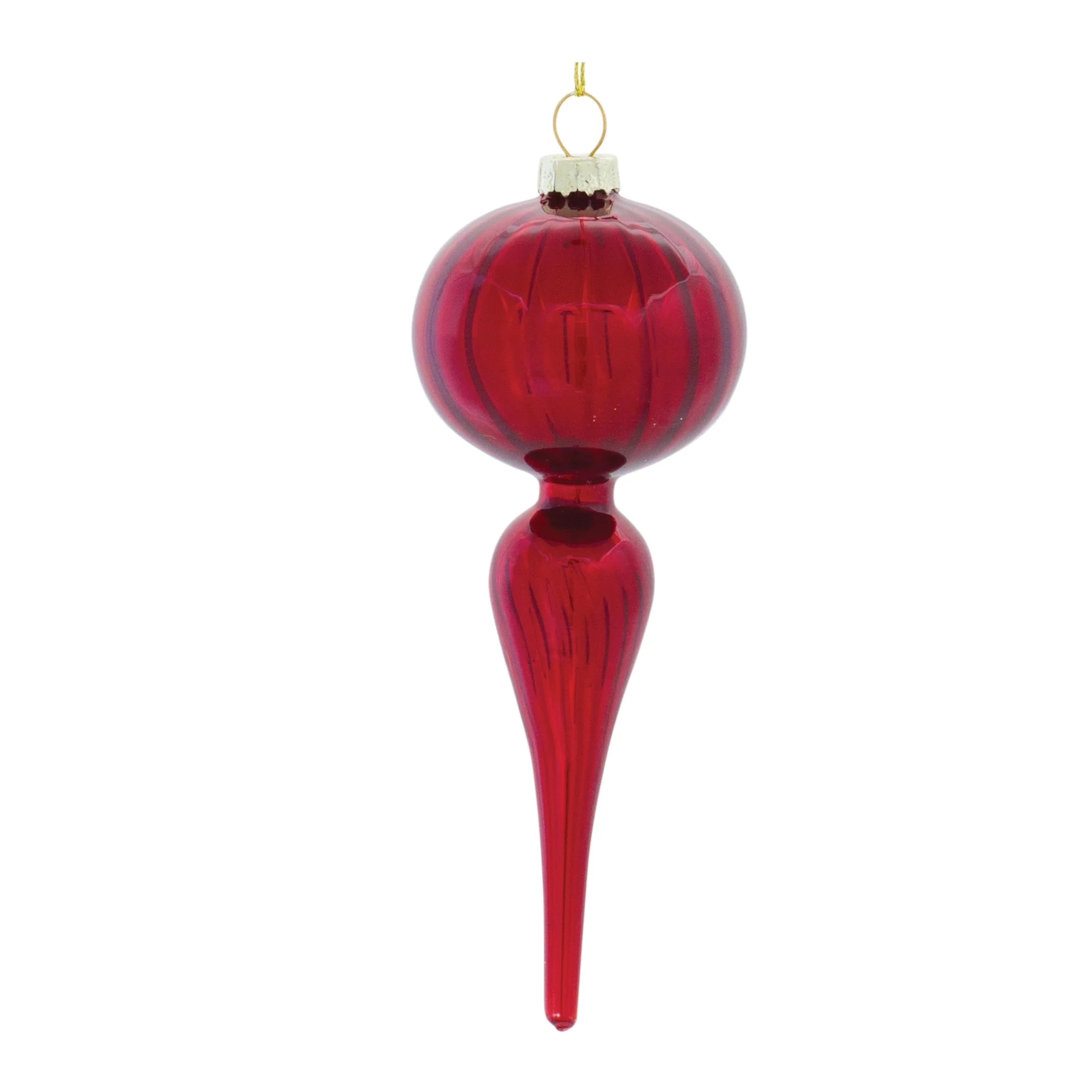 Glass Finial Drop Ornament (Set of 12) - Image 3