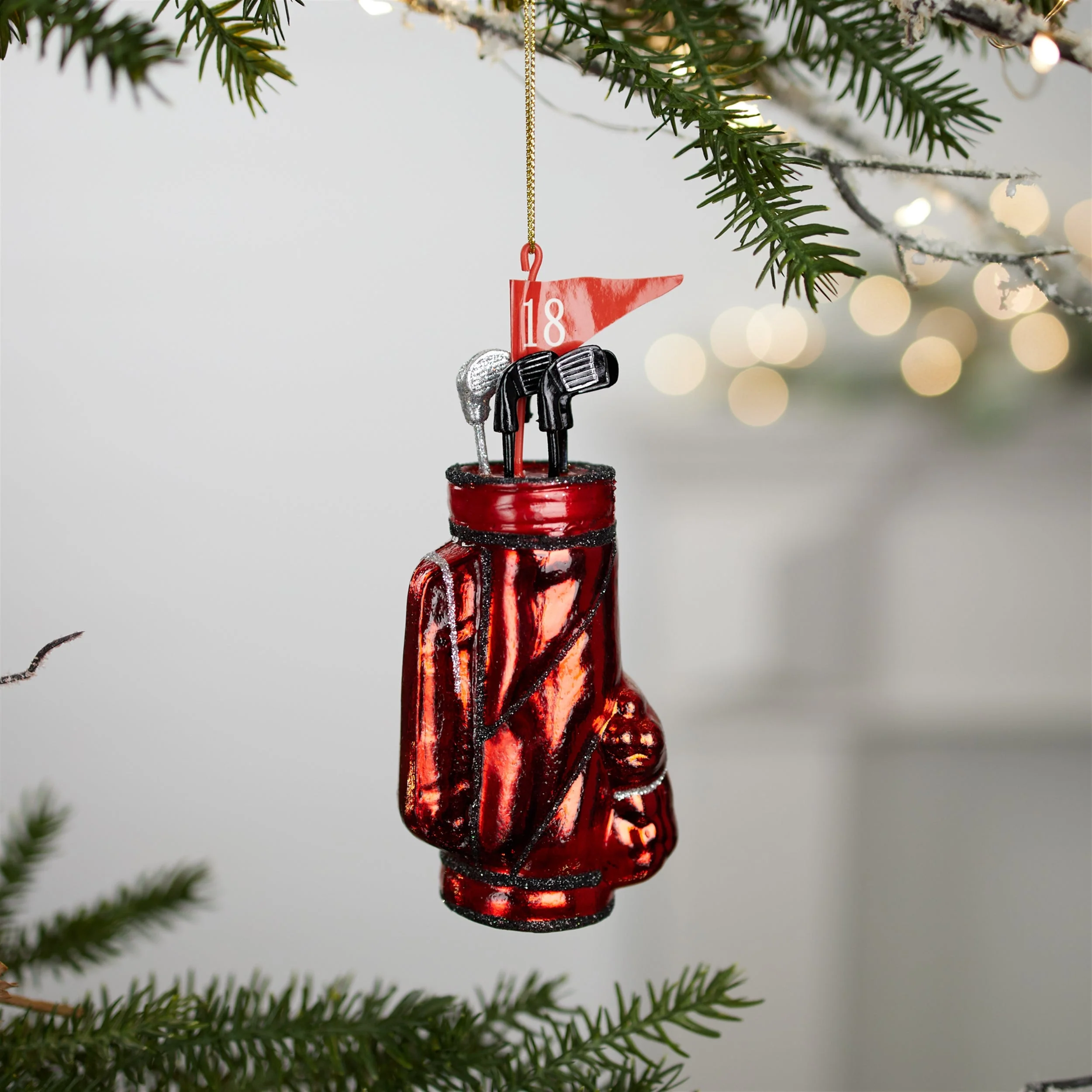 Glass Golf Bag Ornament (Set of 12) - Image 2