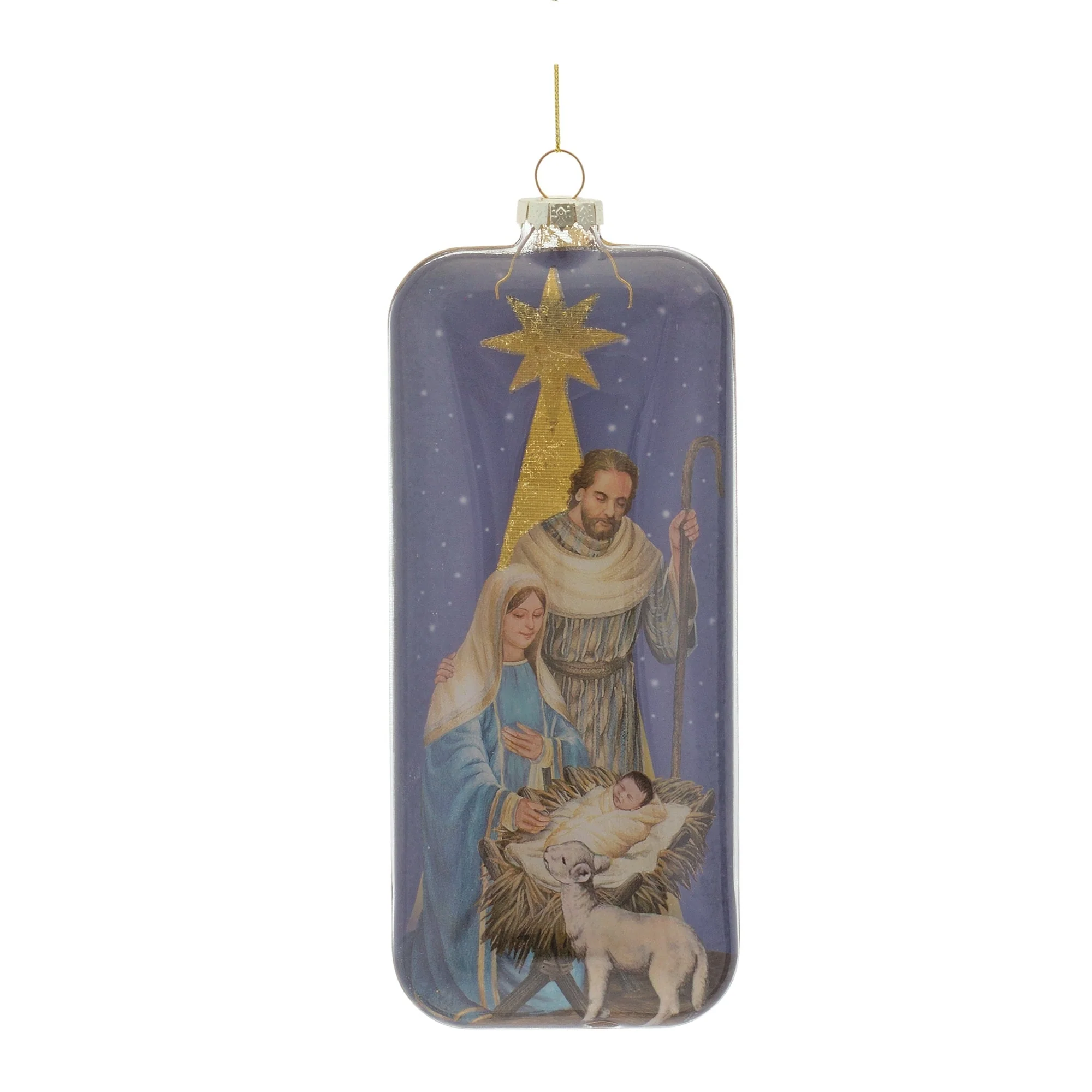 Glass Nativity Scene Ornament (Set of 6) - Image 3