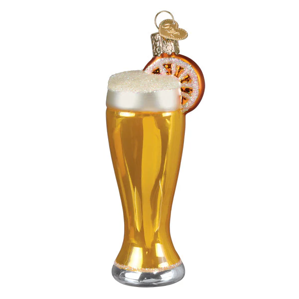 Glass Of Blue Moon Beer Ornament - Image 3