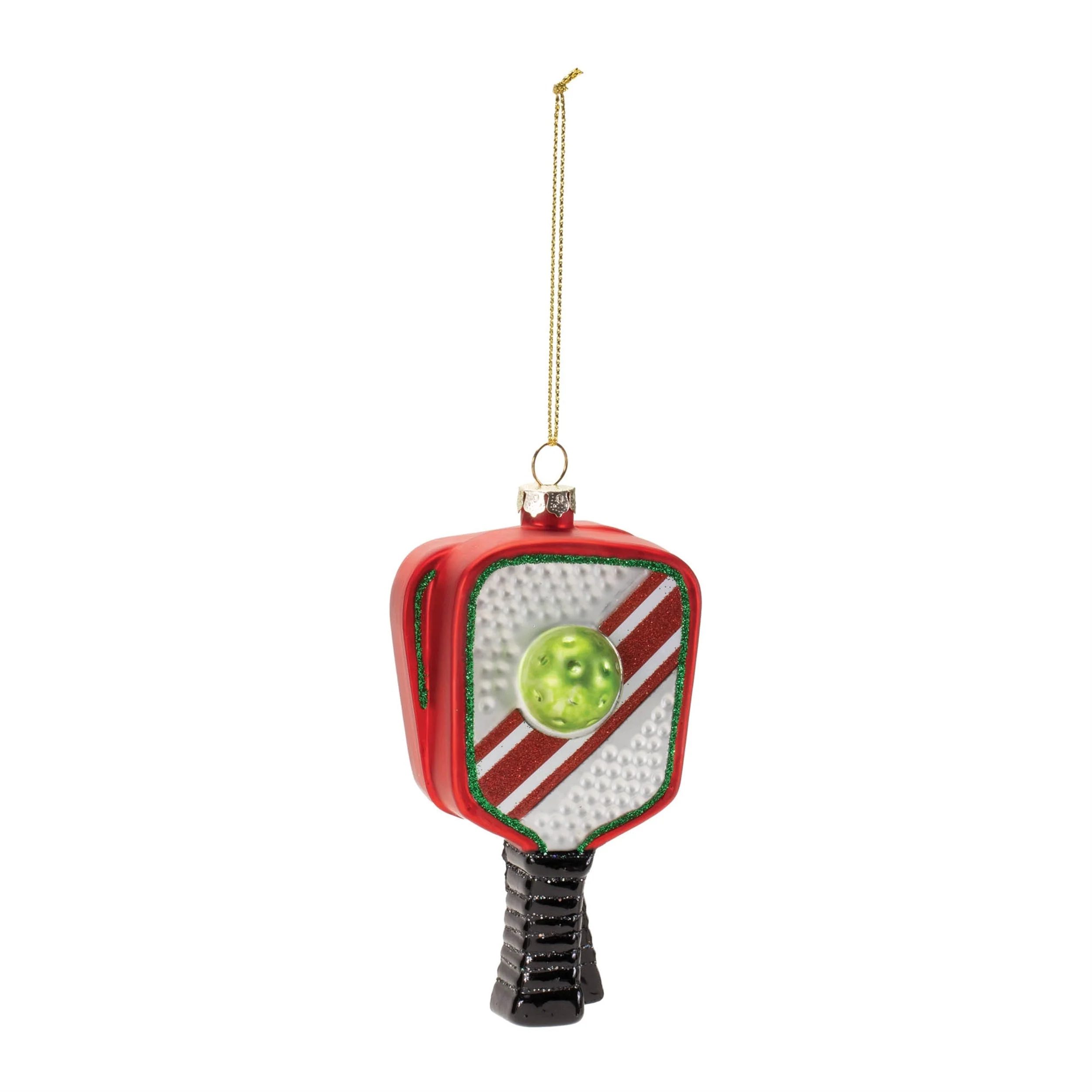 Glass Pickleball Racket Ornament (Set of 6) - Image 3