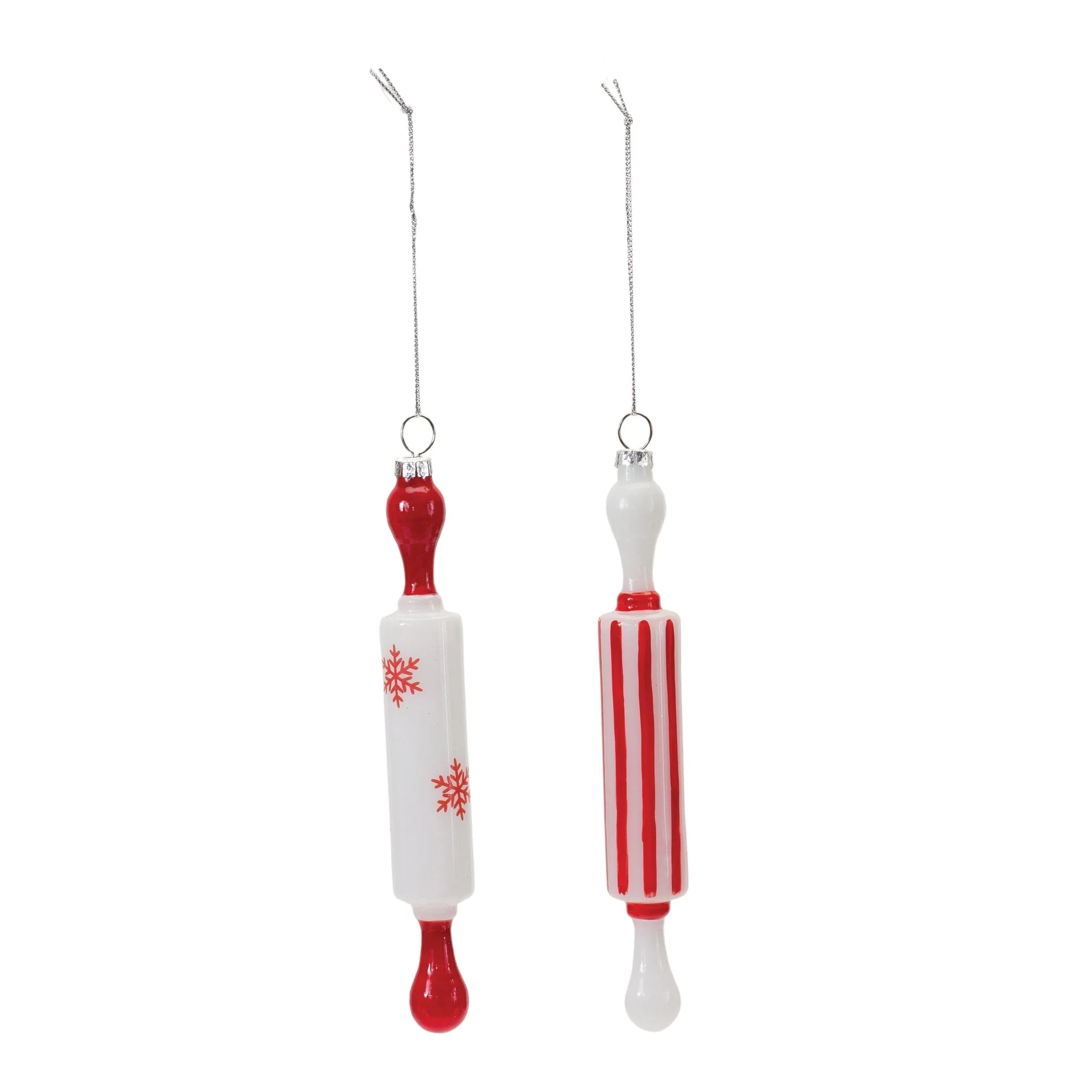 Glass Rolling Pin Ornament (Set of 12) - Image 2