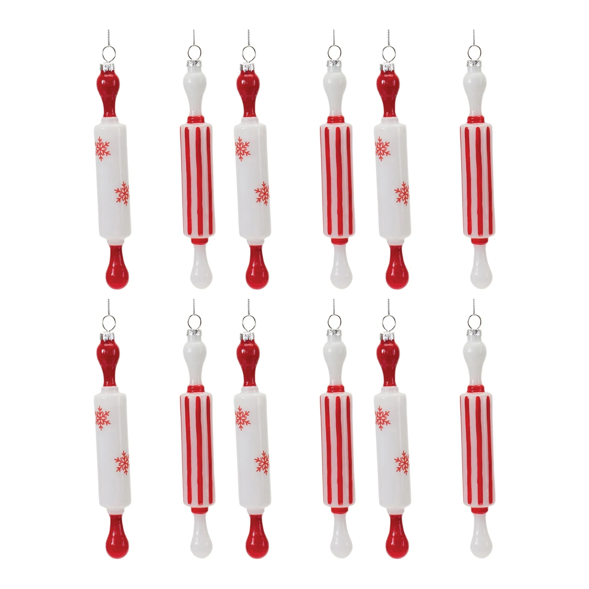 Glass Rolling Pin Ornament (Set of 12) - Image 3