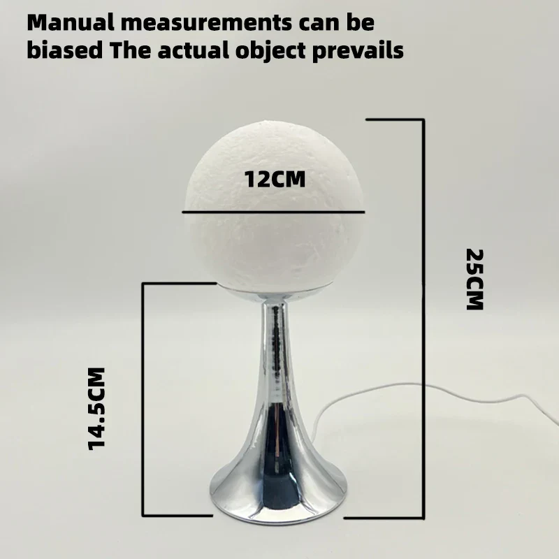 Glass Round Table Lamp Home Bedroom Desk Night Light Atmosphere Bedside Lamp - Image 5