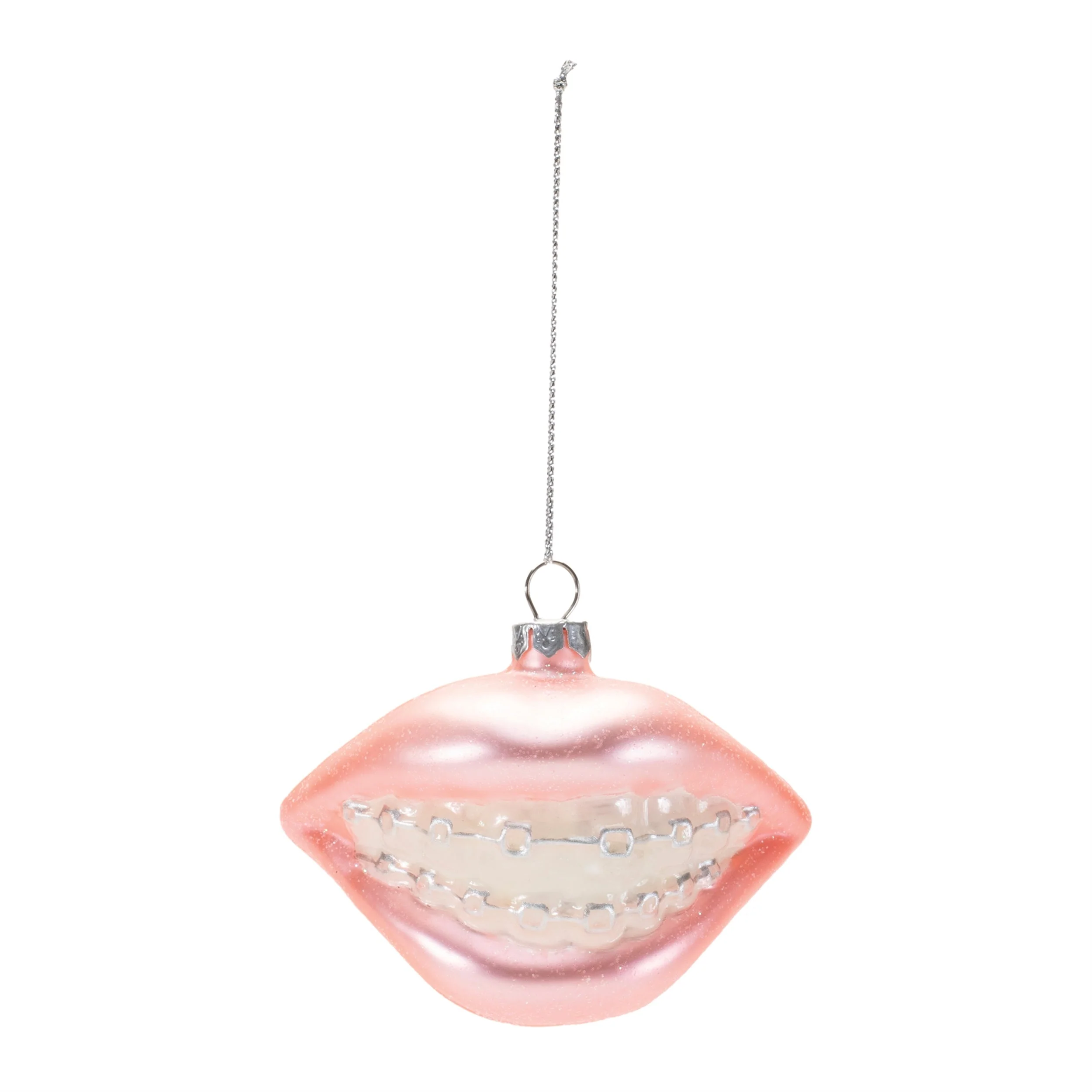 Glass Smile with Braces Ornament (Set of 12) - Image 2