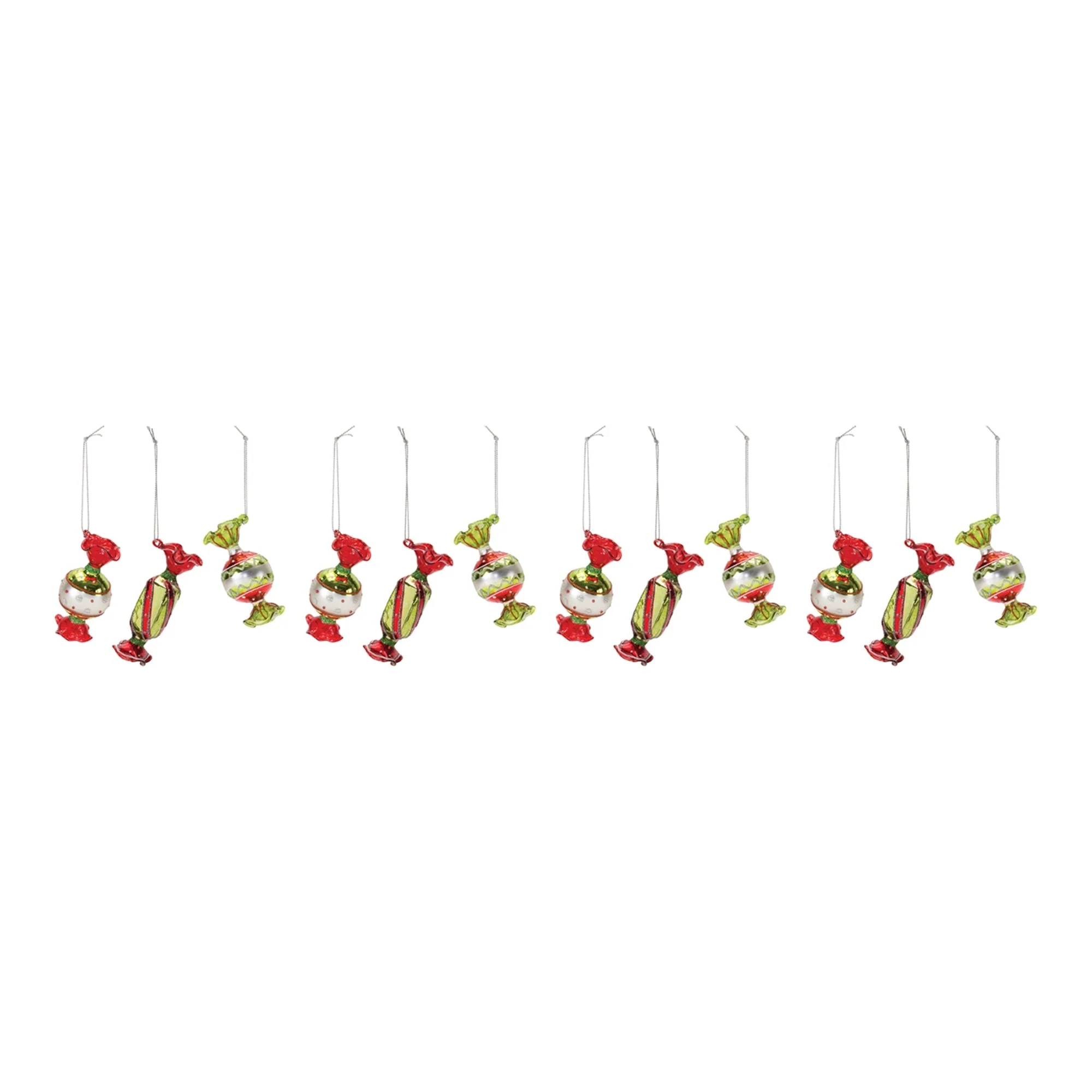 Glass Wrapped Candy Ornament (Set of 12) - Image 5