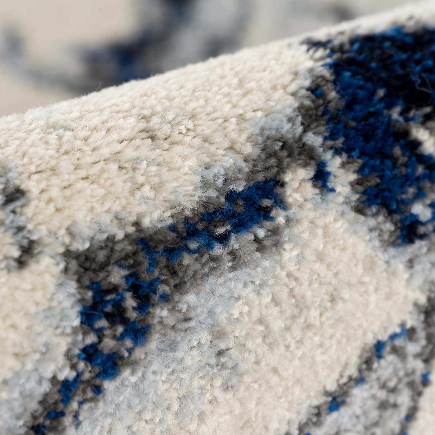 Glendon Cream Blue Marble Rug - Image 11