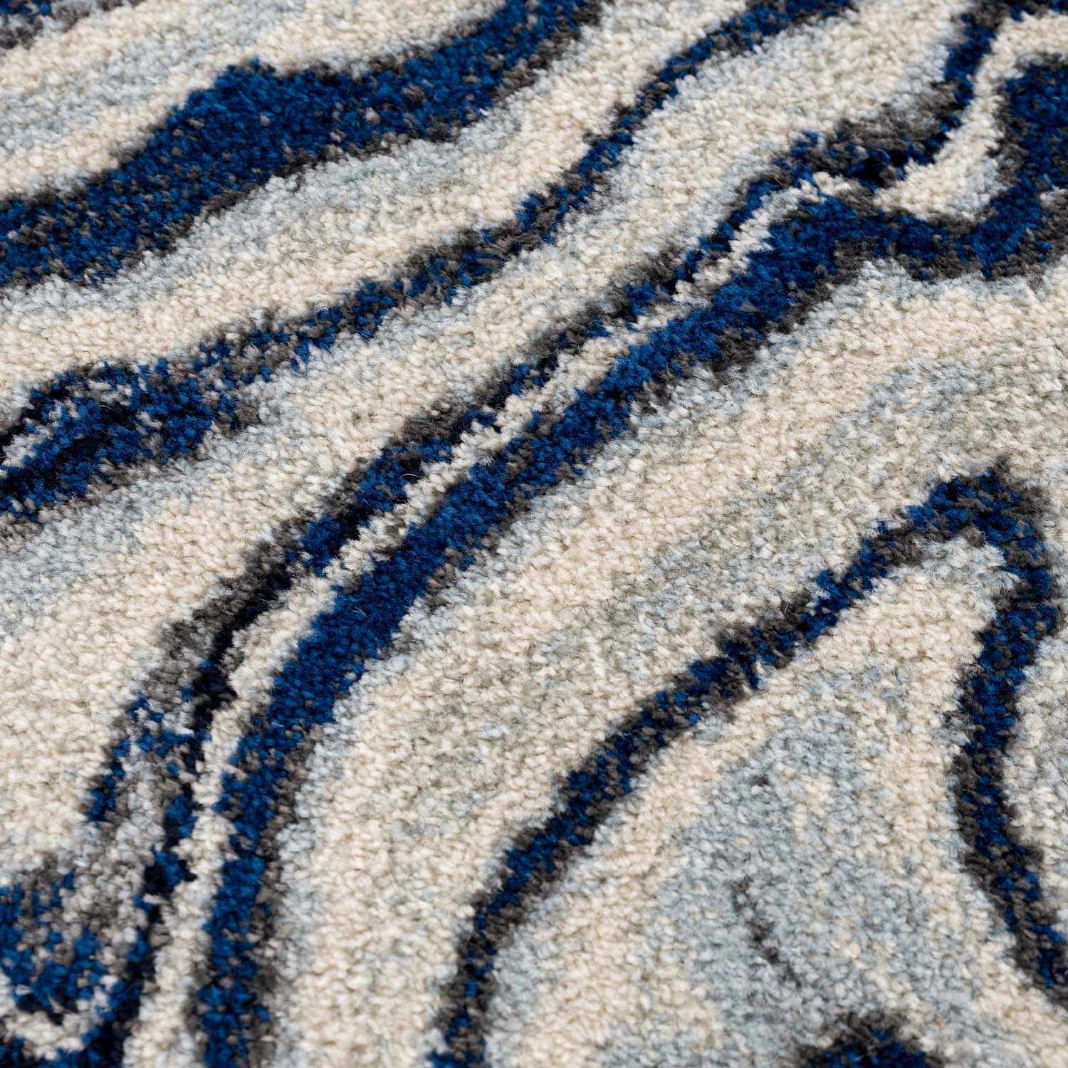 Glendon Cream Blue Marble Rug - Image 14