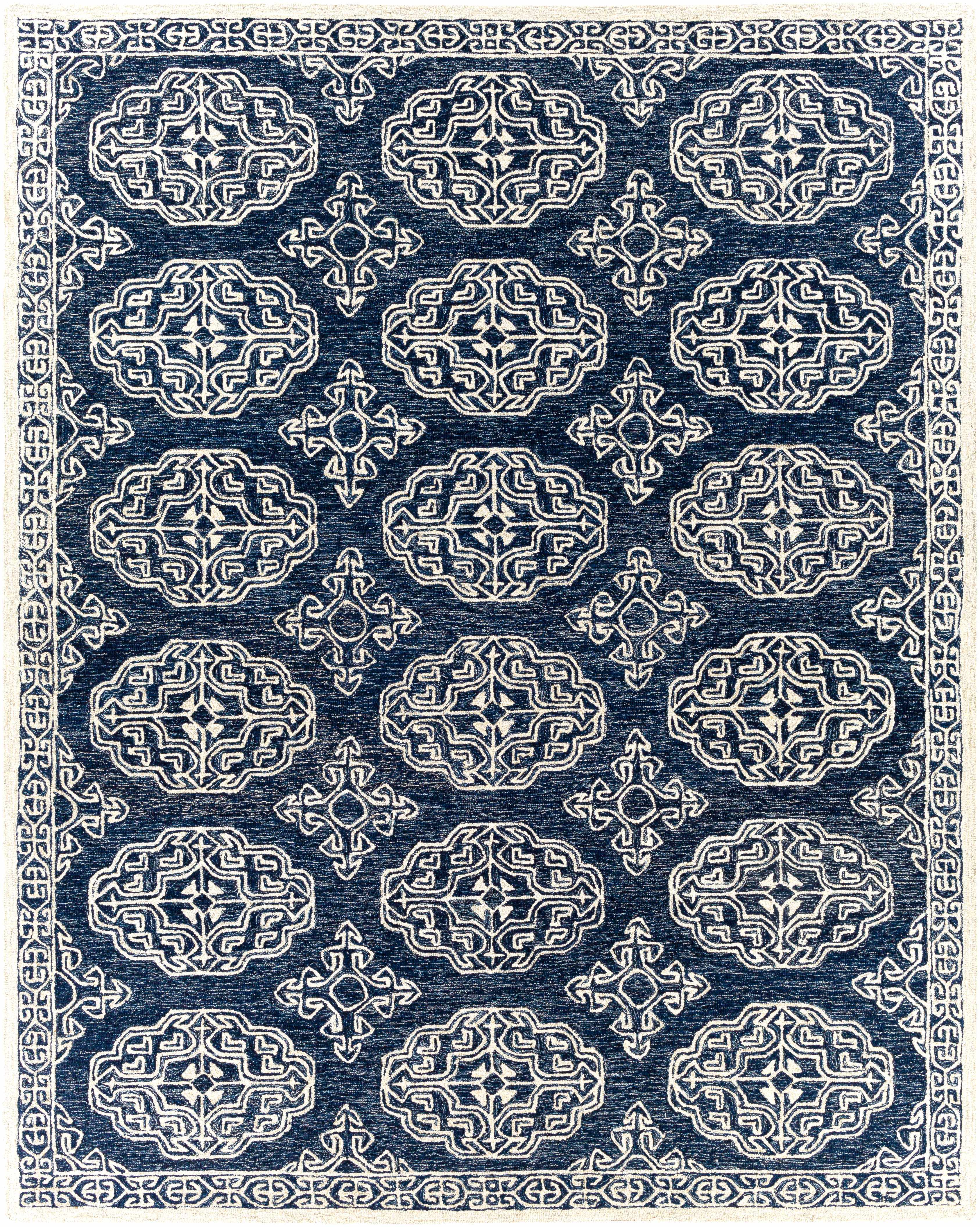 Glenoma Blue Regency Wool Rug - Image 12