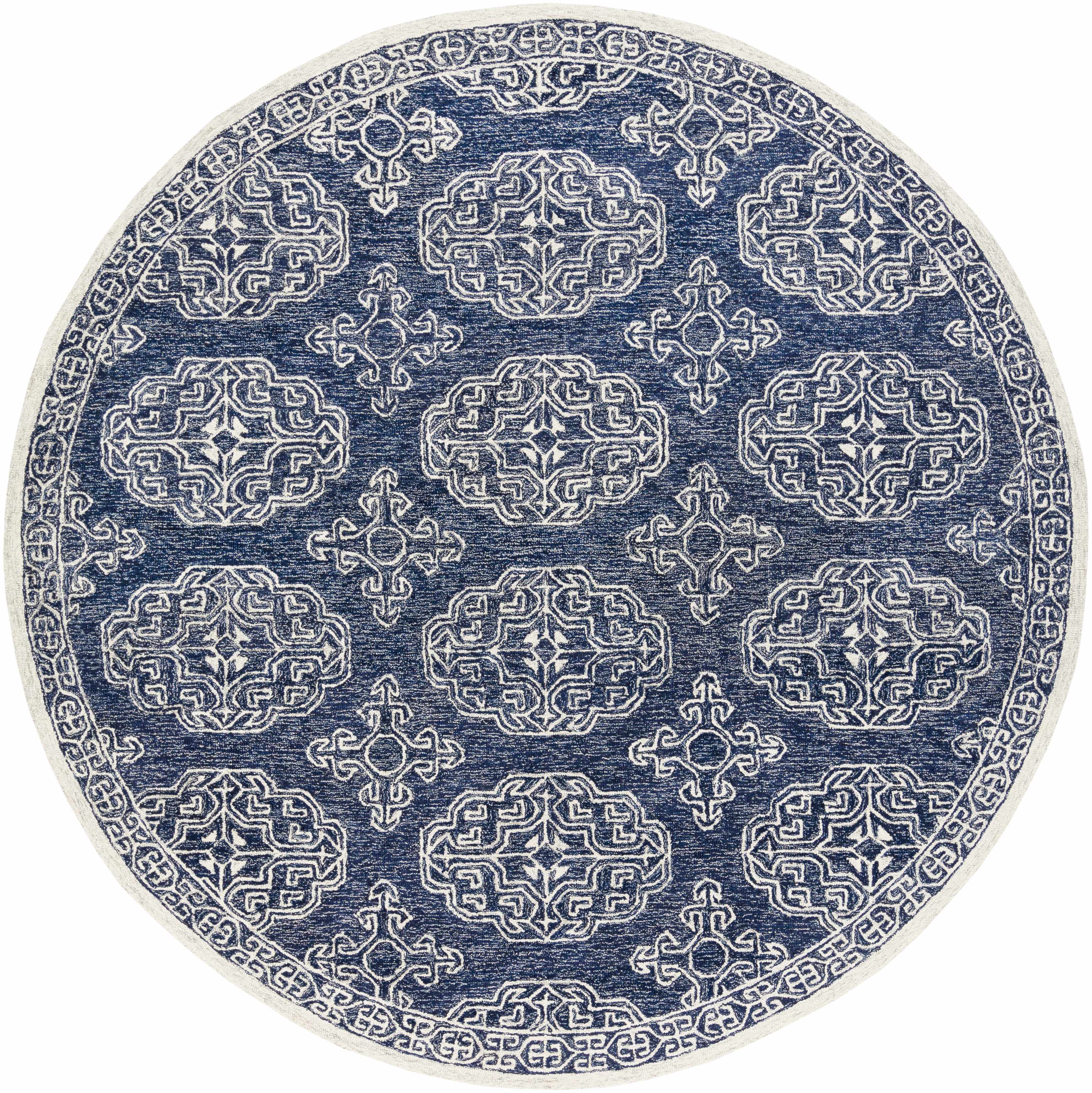 Glenoma Blue Regency Wool Rug - Image 5