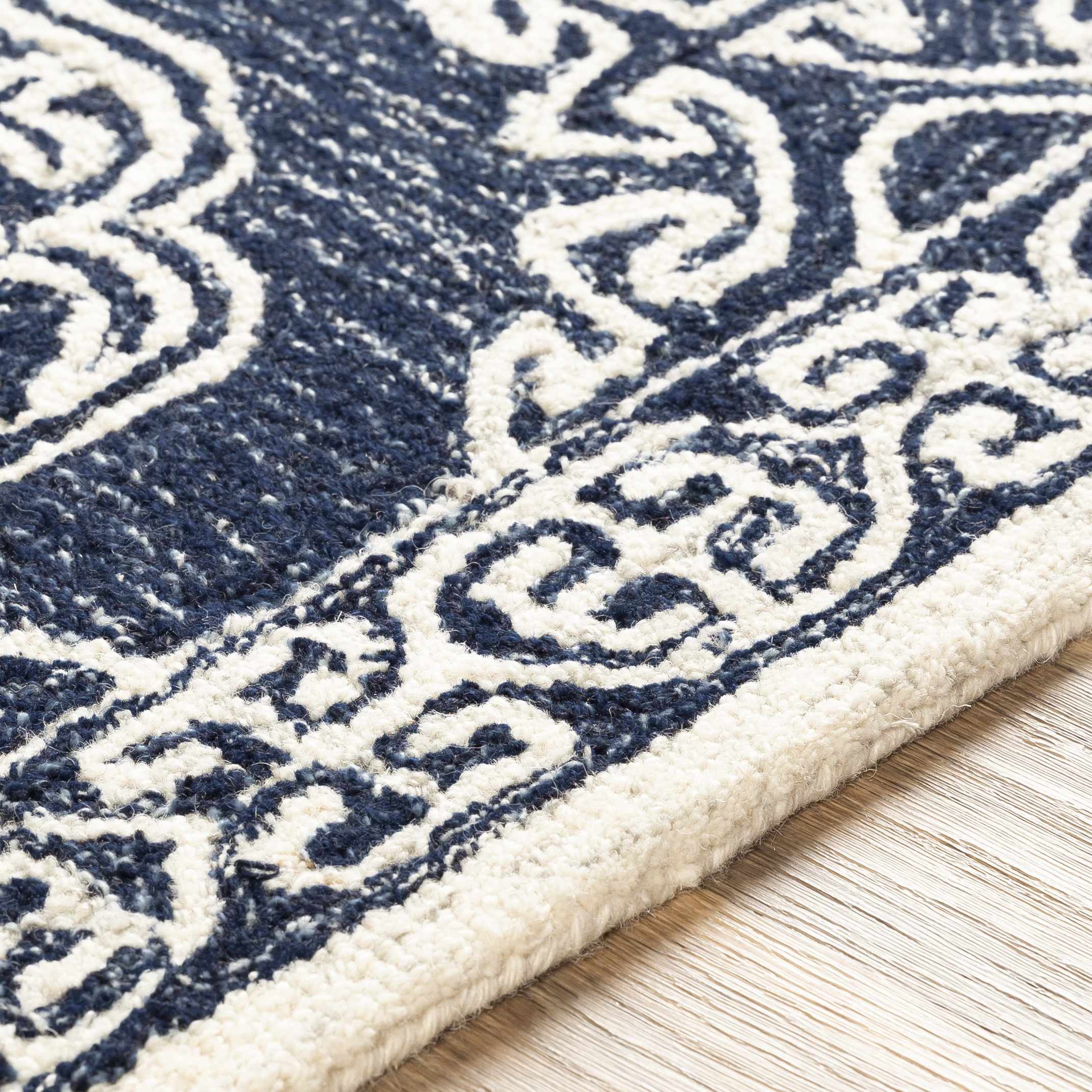 Glenoma Blue Regency Wool Rug - Image 7