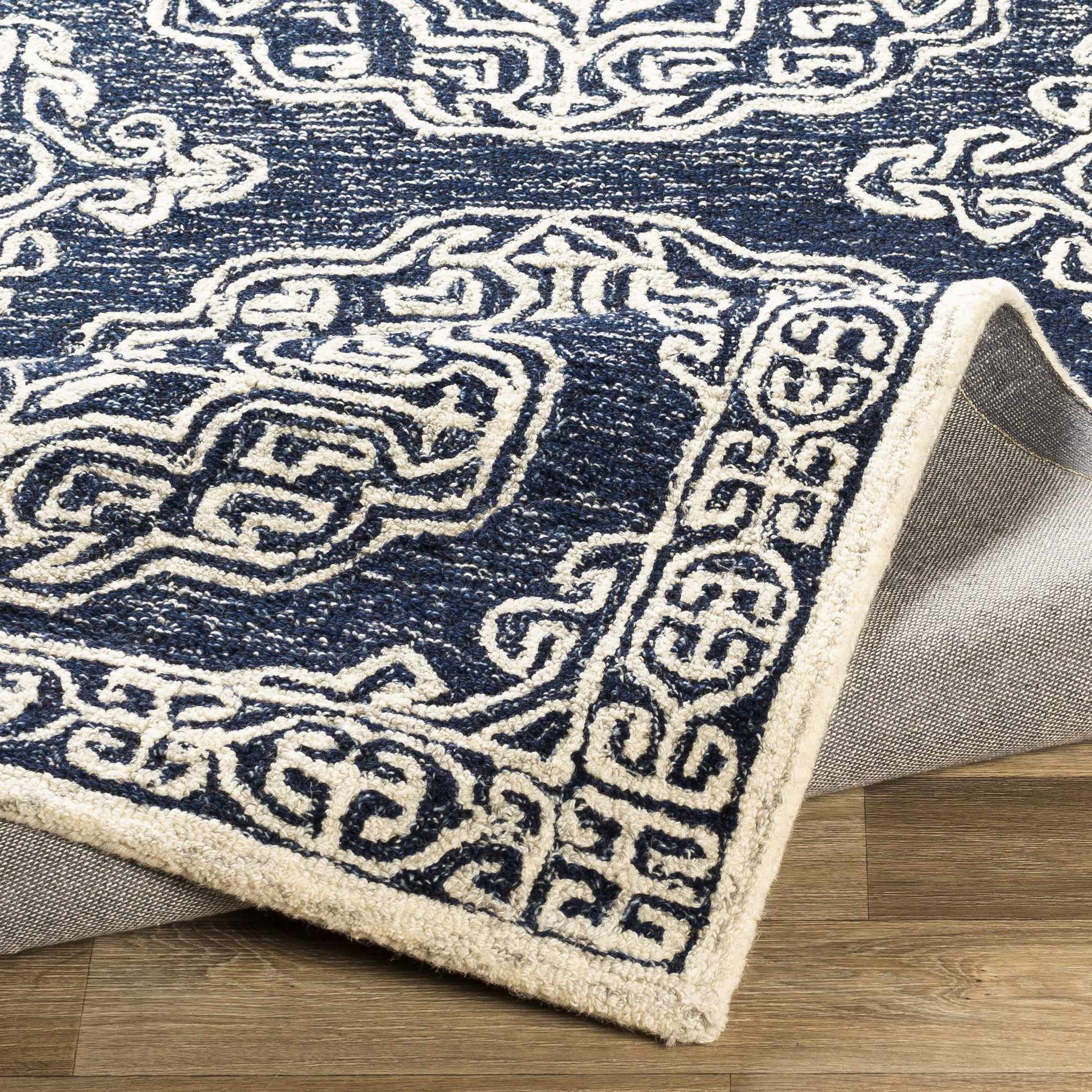 Glenoma Blue Regency Wool Rug - Image 8
