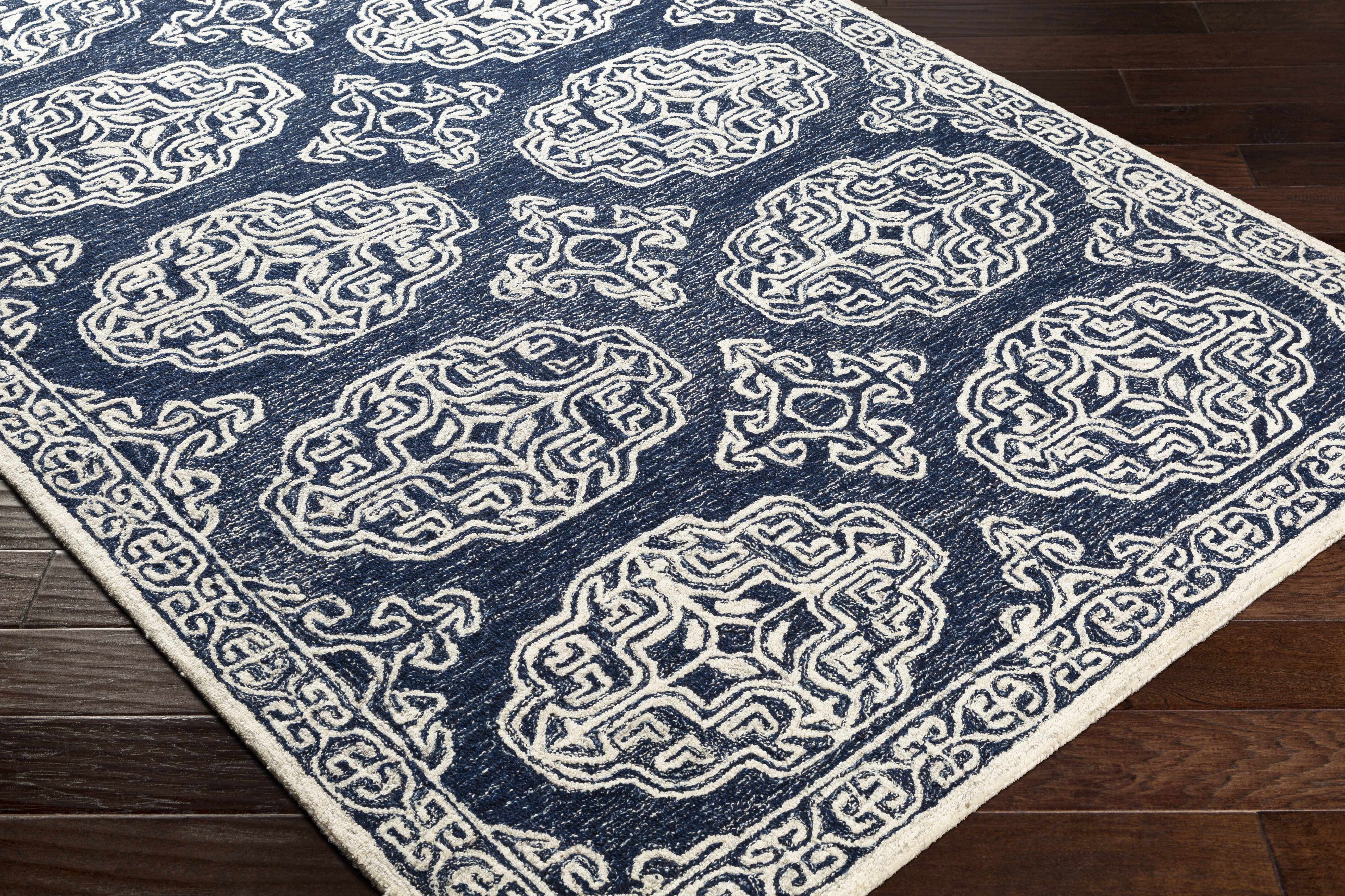 Glenoma Blue Regency Wool Rug - Image 9