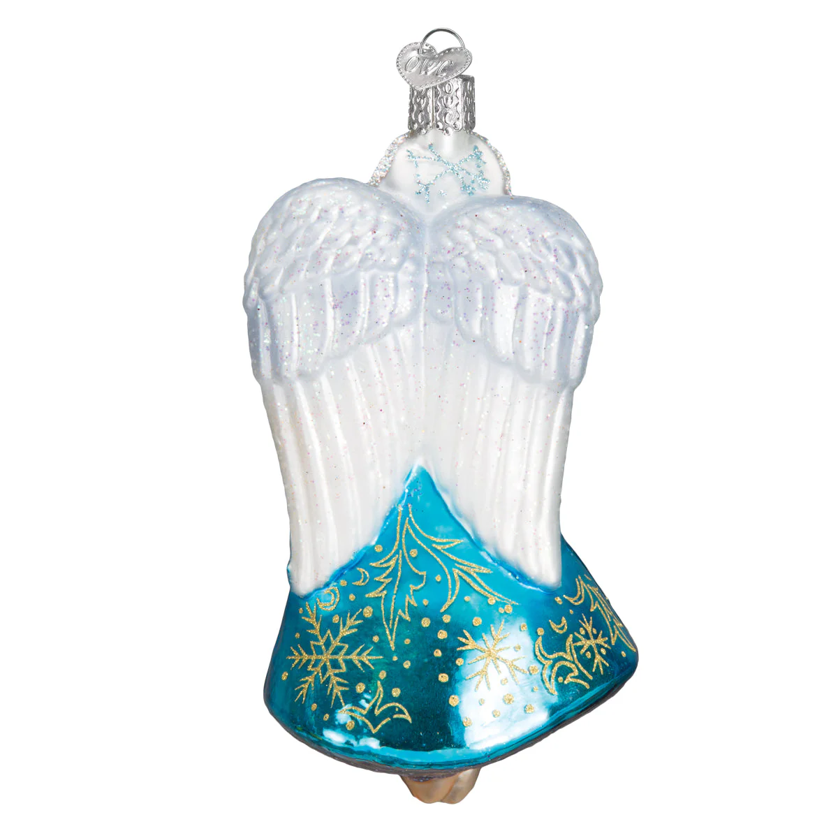 Glistening Snowflake Angel Christmas Ornament - Image 4