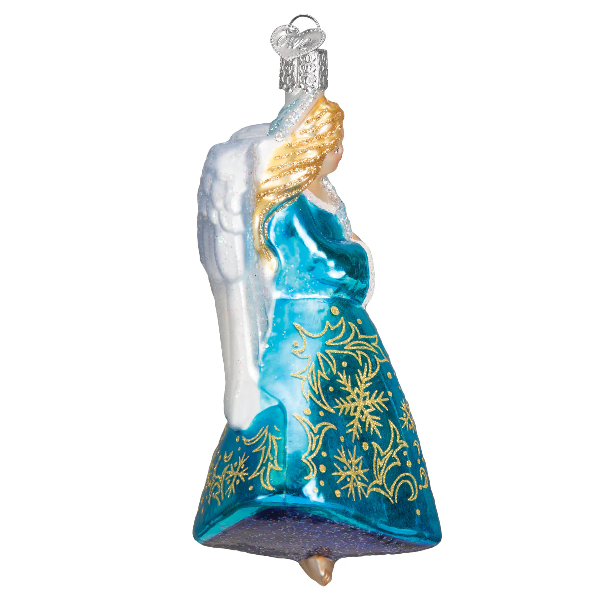 Glistening Snowflake Angel Christmas Ornament - Image 5