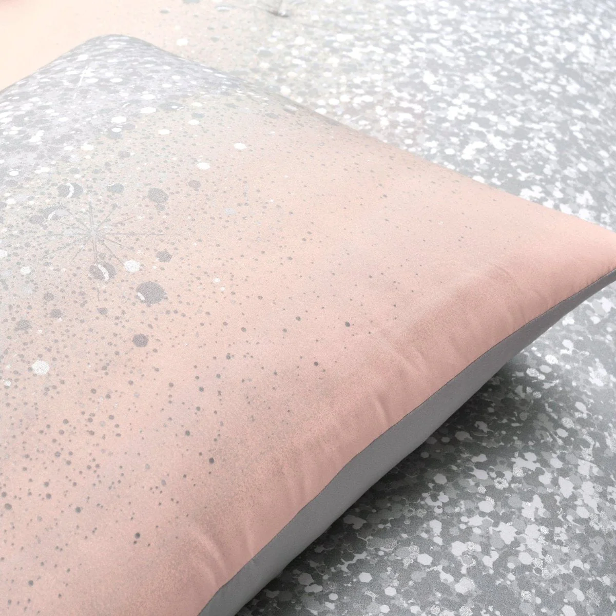 Glitter Ombre Metallic Print Comforter Set With Pillowcases - Image 20