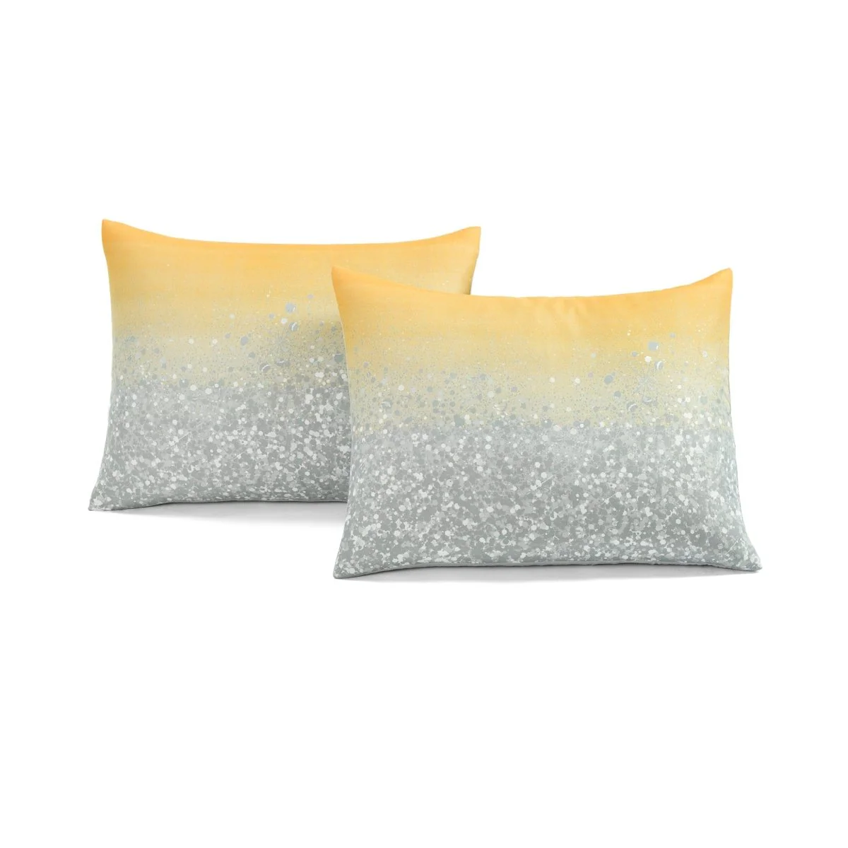 Glitter Ombre Metallic Print Comforter Set With Pillowcases - Image 43