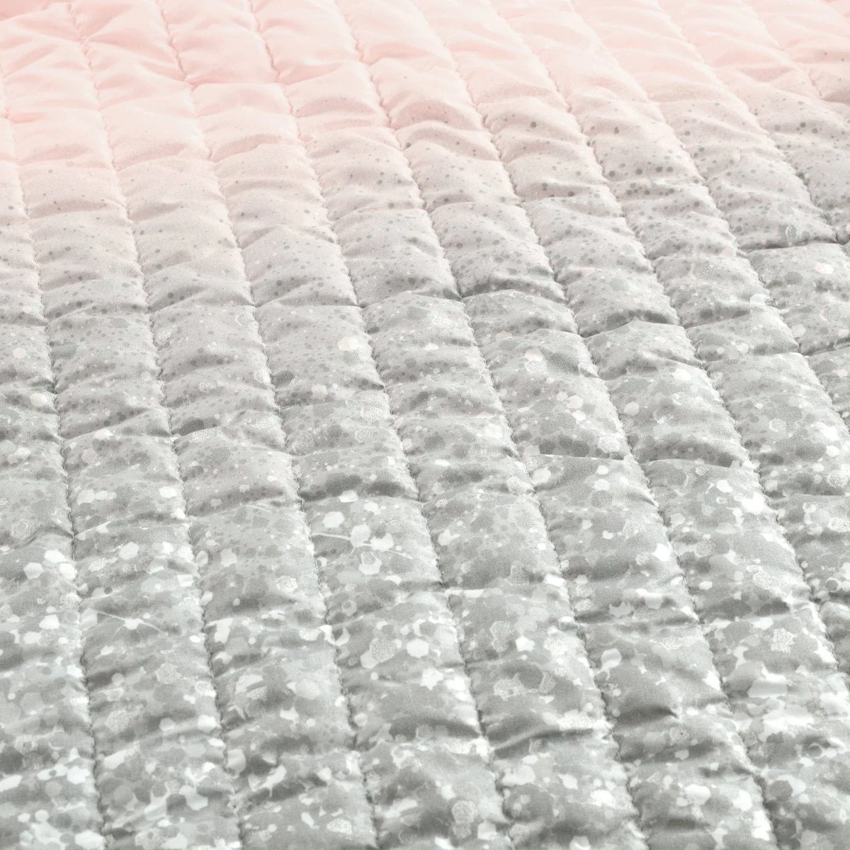 Glitter Ombre Metallic Print Quilt Set With Pillowcases - Image 26