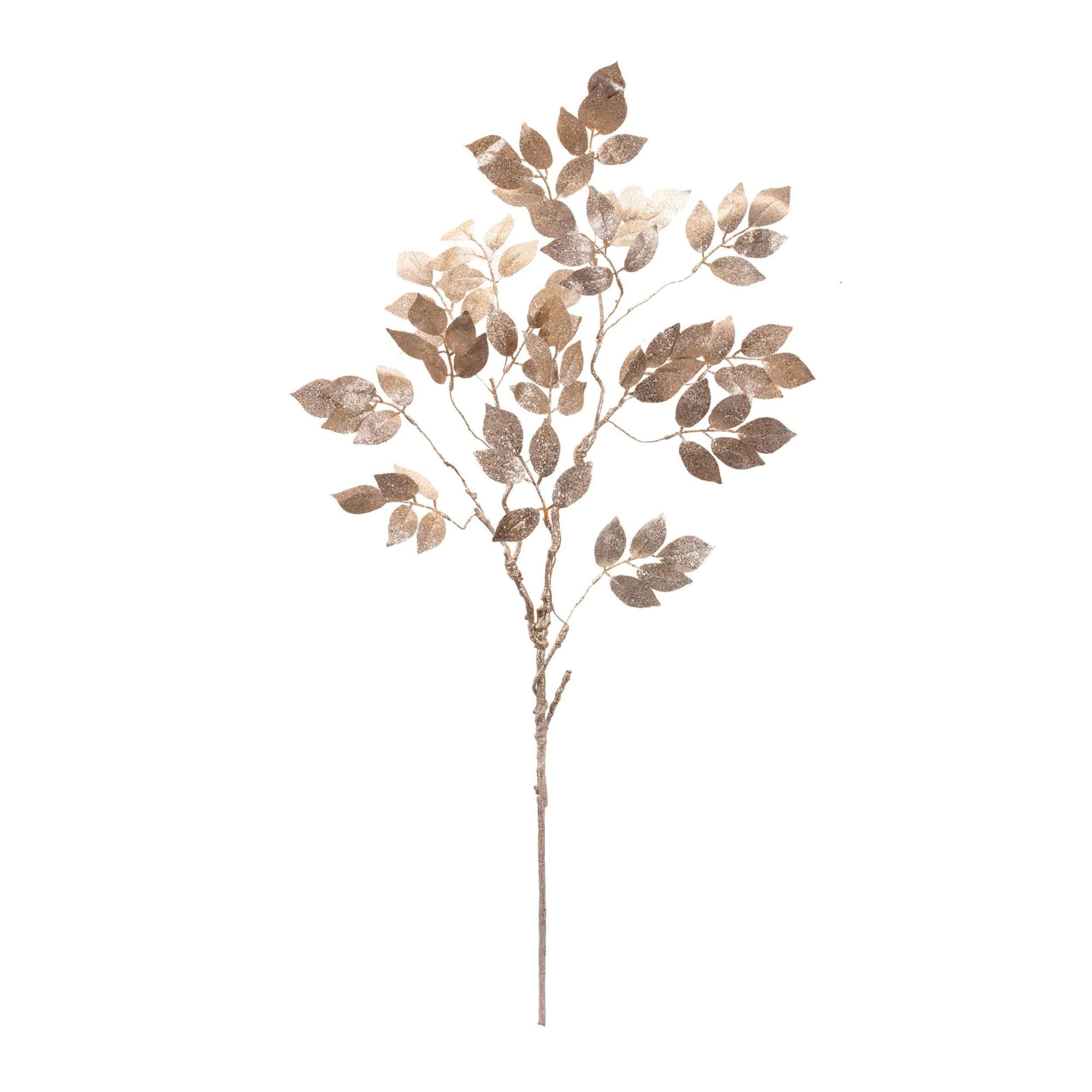 Glittered Leaf Spray (Set of 6) - Image 2