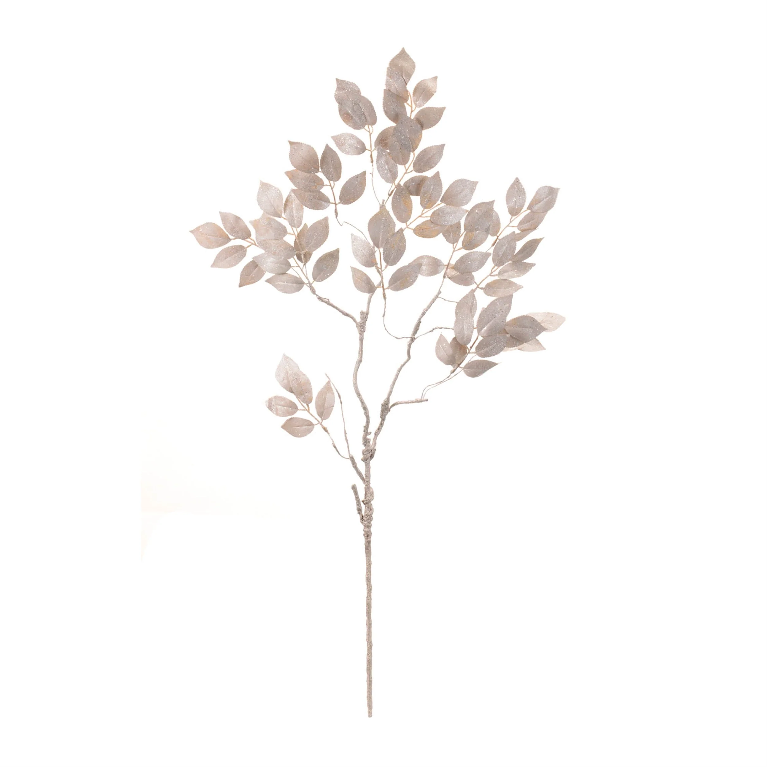 Glittered Leaf Spray (Set of 6) - Image 5