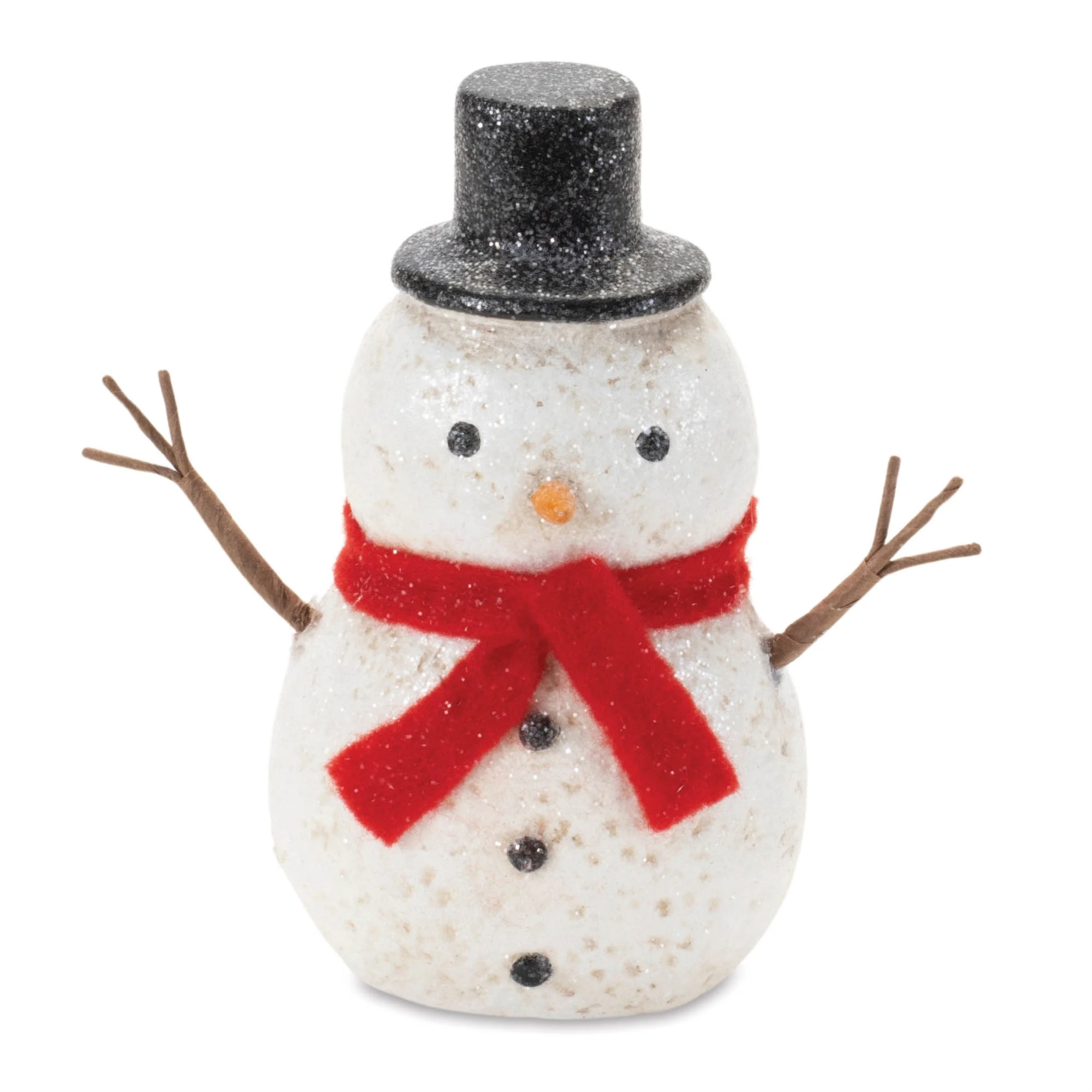 Glittered Snowman Figurine (Set of 6) - Image 2