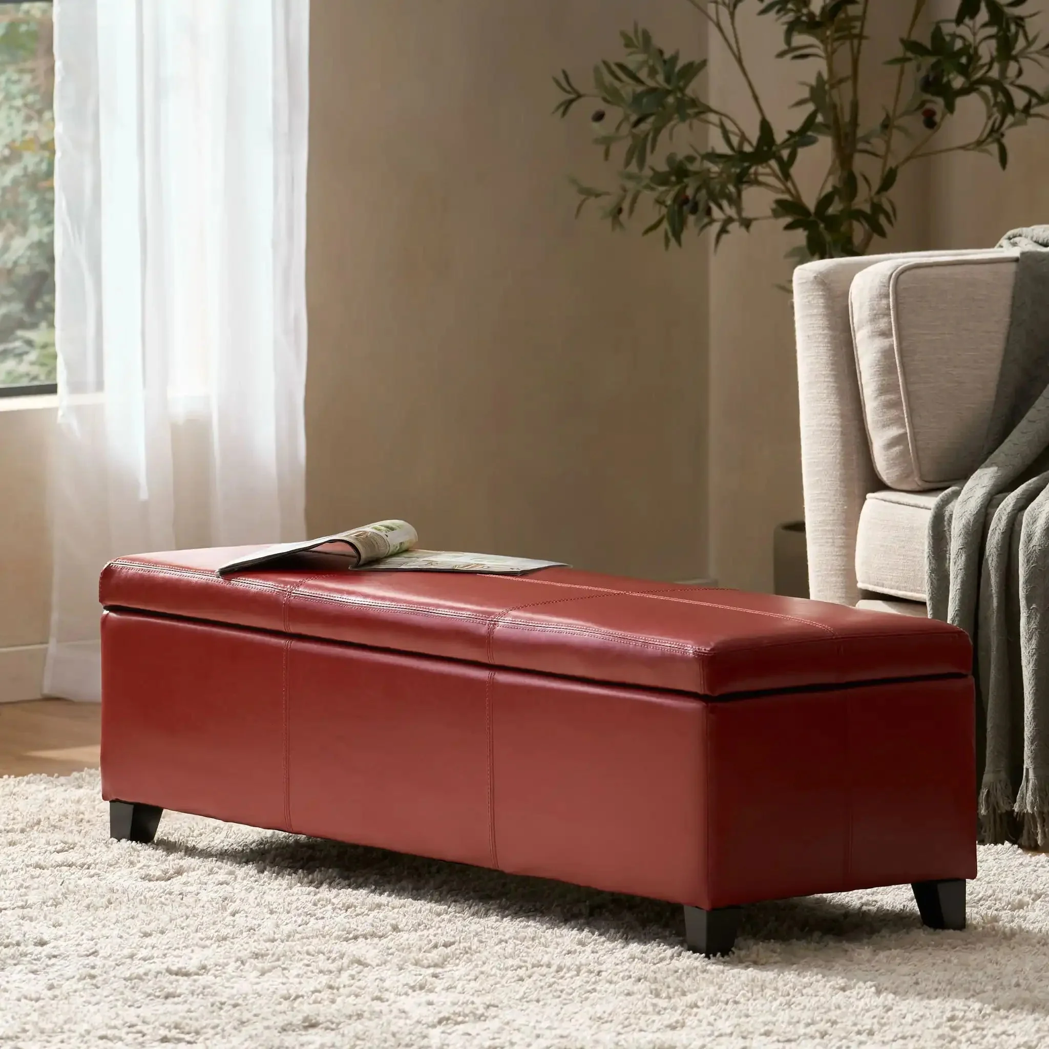 Glouster - Contemporary Storage Ottoman - Image 13