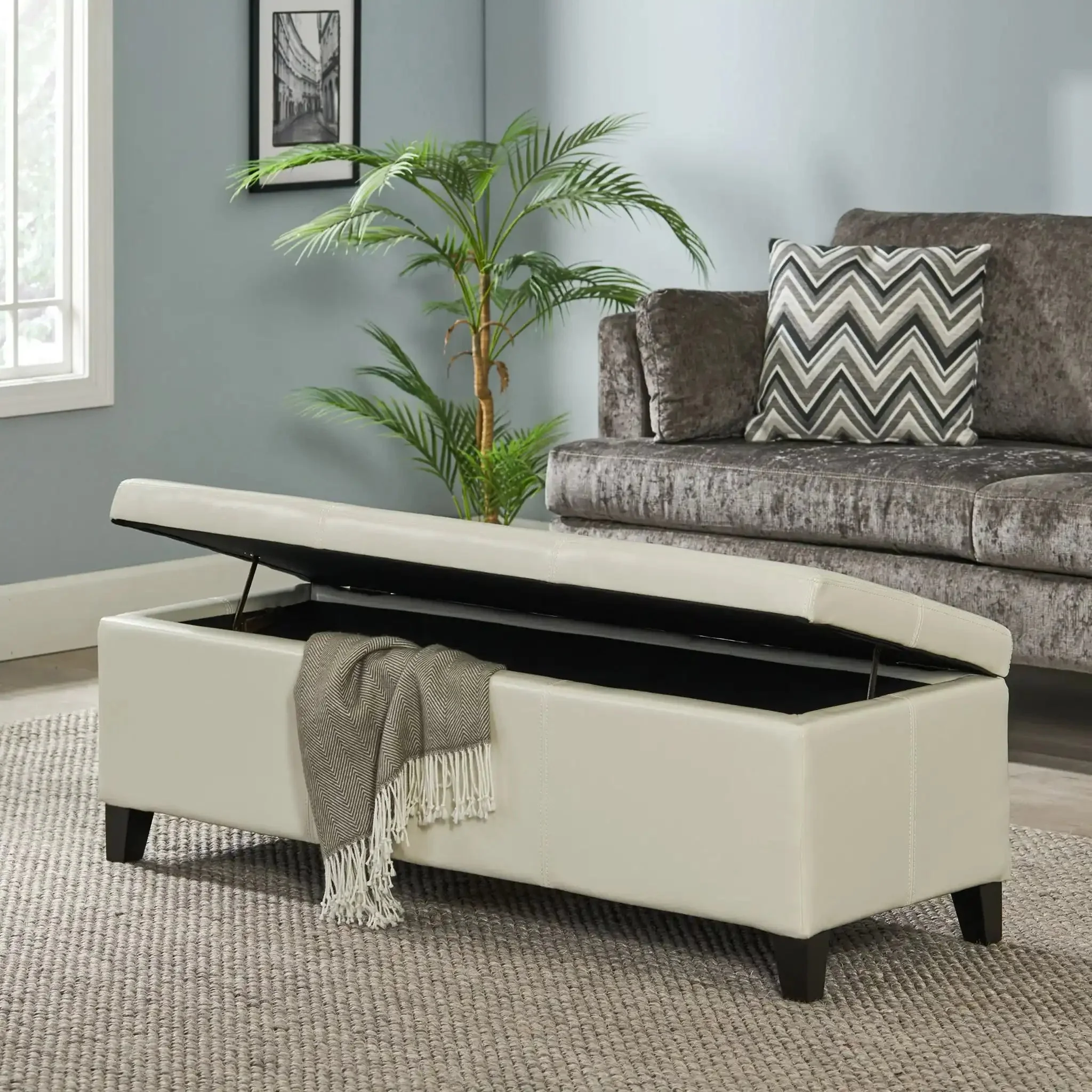 Glouster - Contemporary Storage Ottoman - Image 14