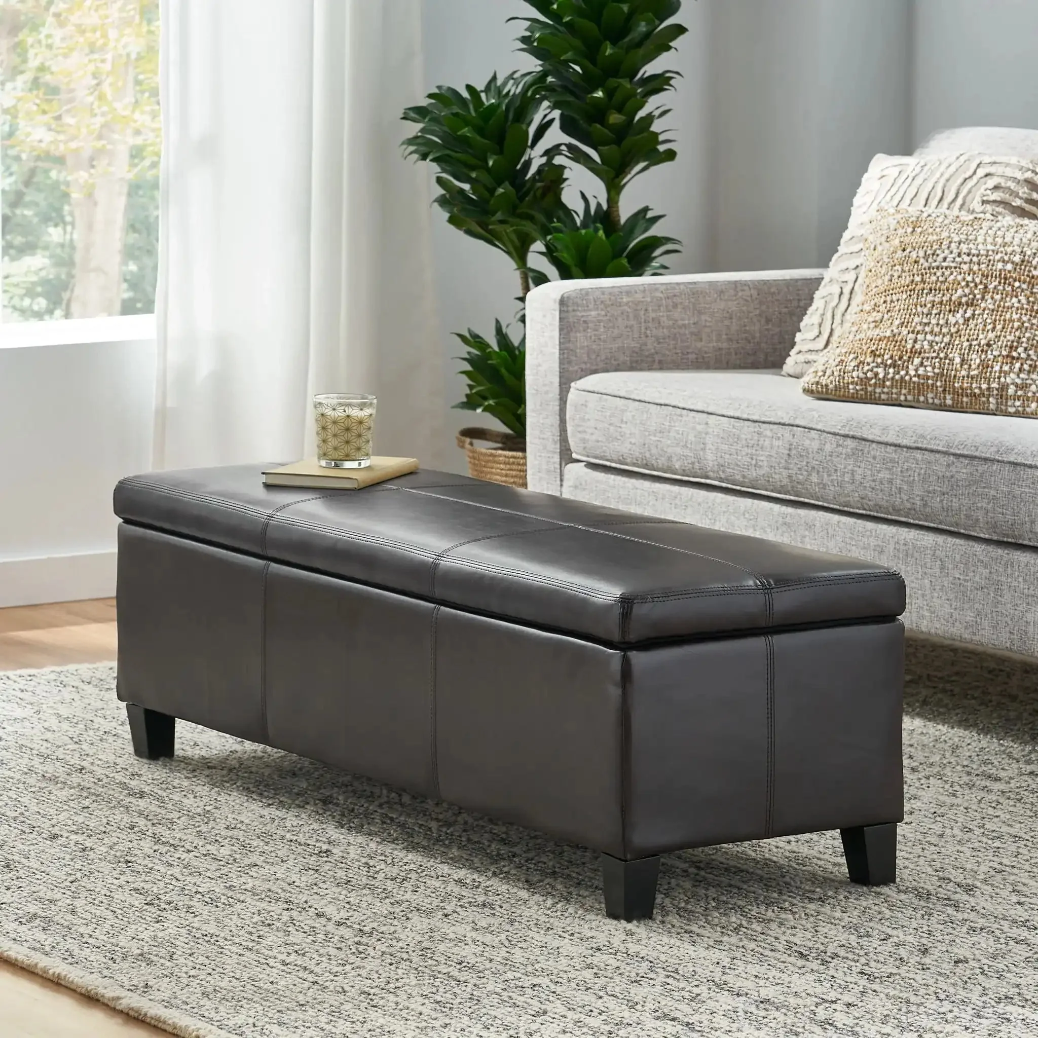 Glouster - Contemporary Storage Ottoman - Image 17