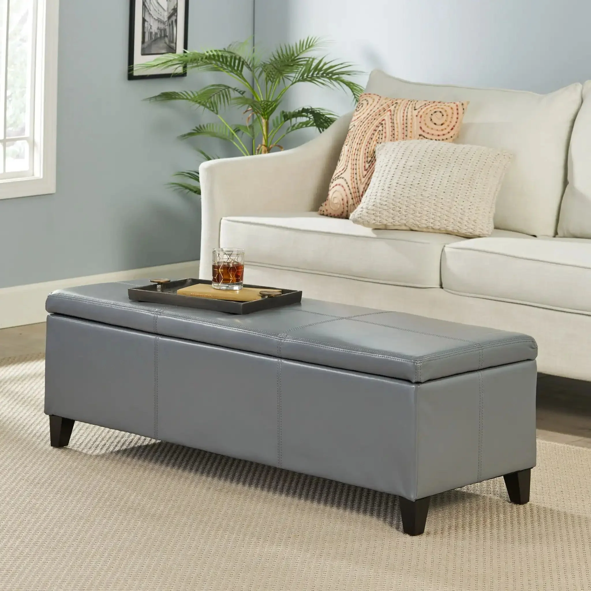 Glouster - Contemporary Storage Ottoman - Image 20