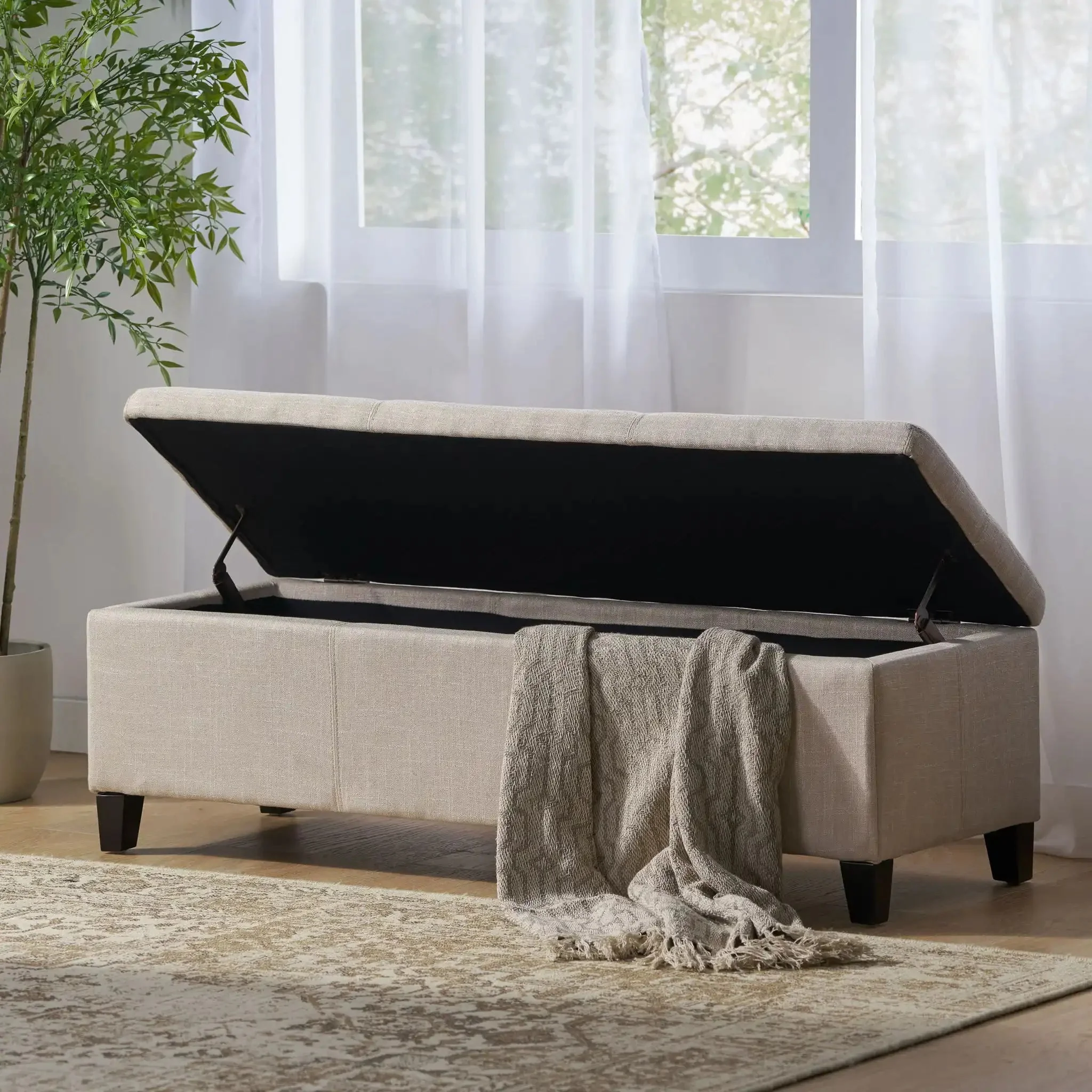 Glouster - Contemporary Storage Ottoman - Image 21