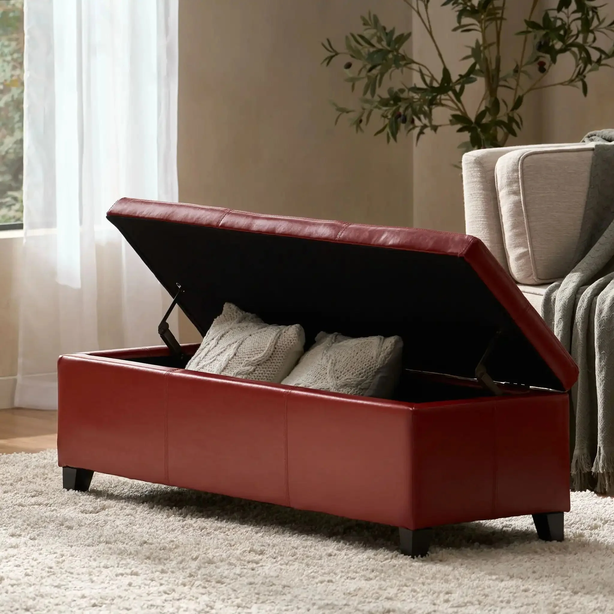 Glouster - Contemporary Storage Ottoman - Image 24