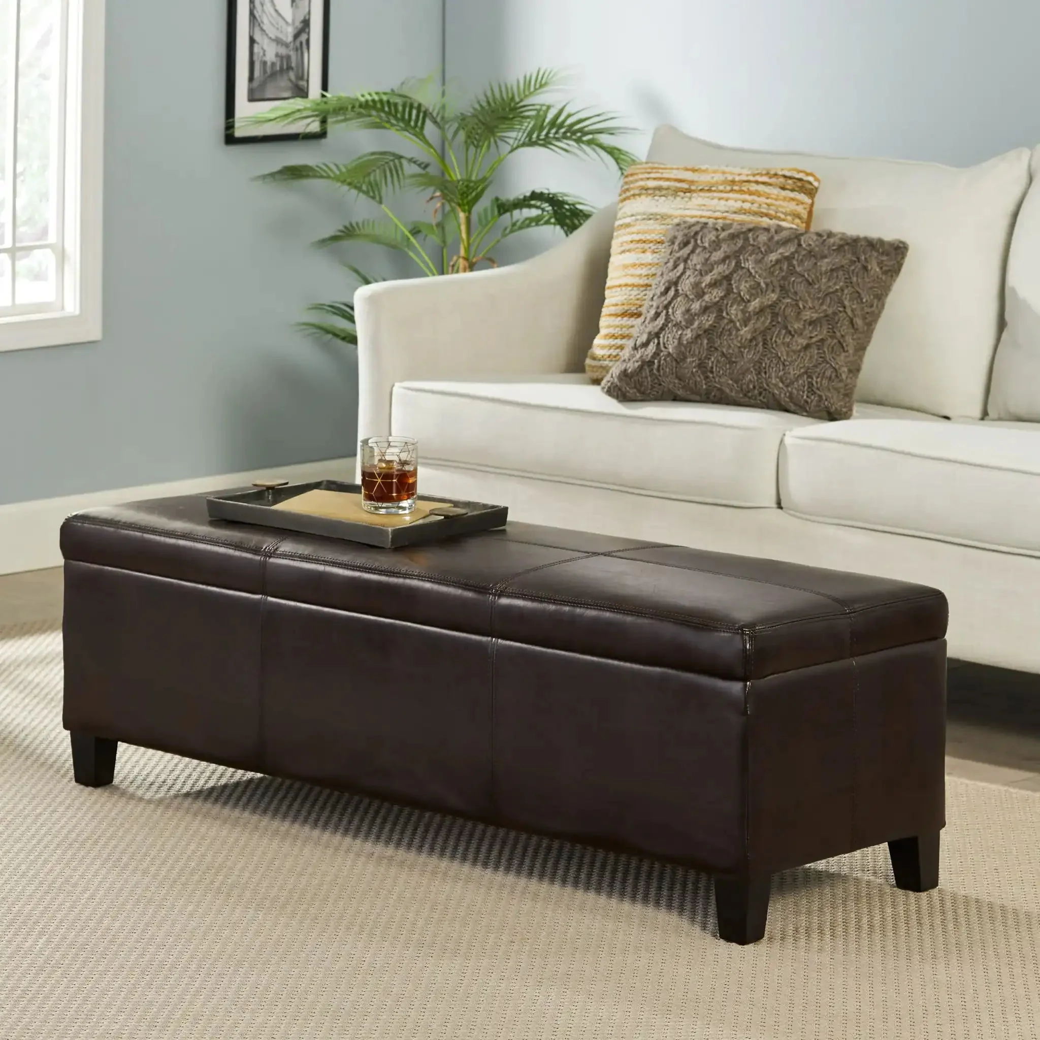 Glouster - Contemporary Storage Ottoman - Image 7
