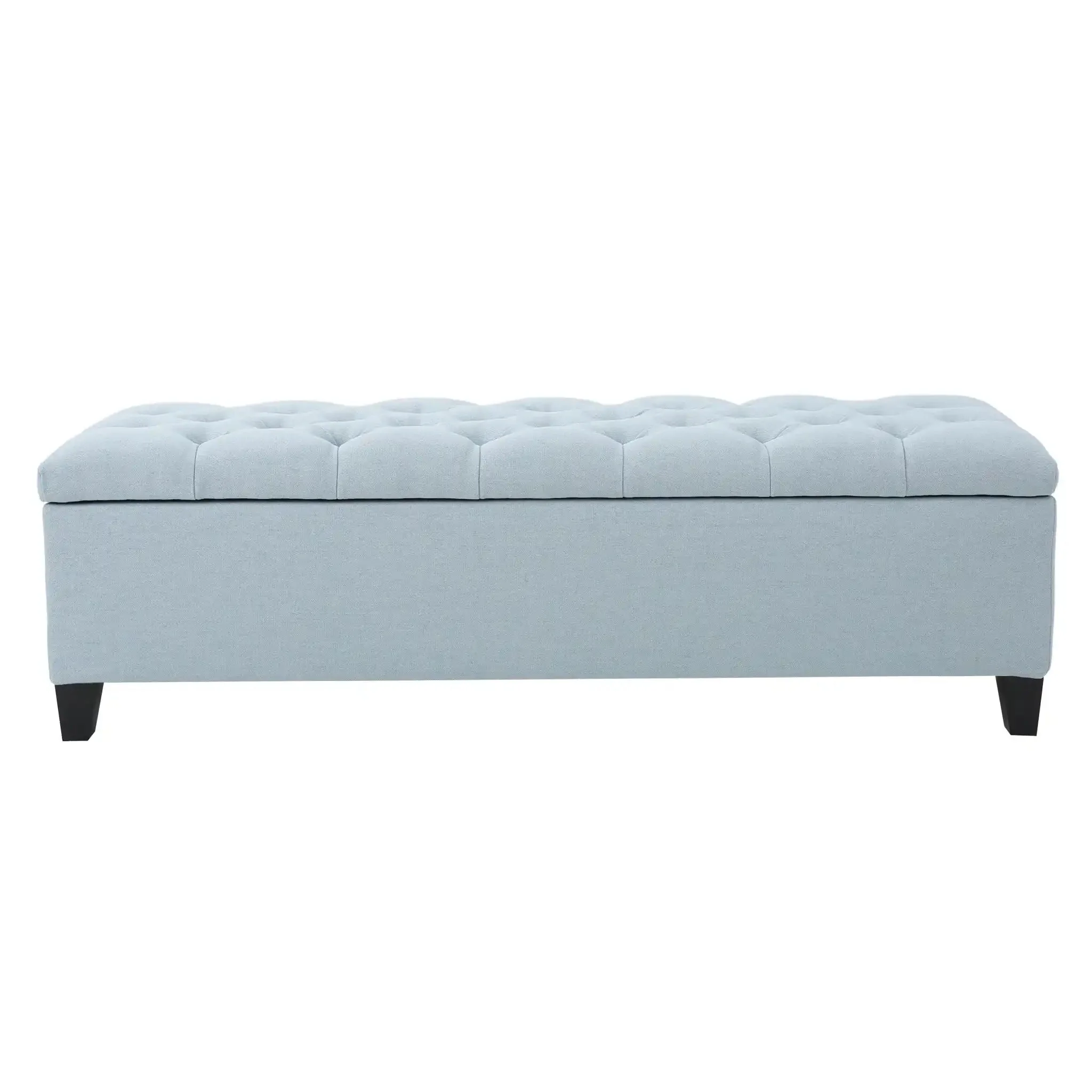 Glouster - Contemporary Storage Ottoman With Button Tufted Design - Image 2