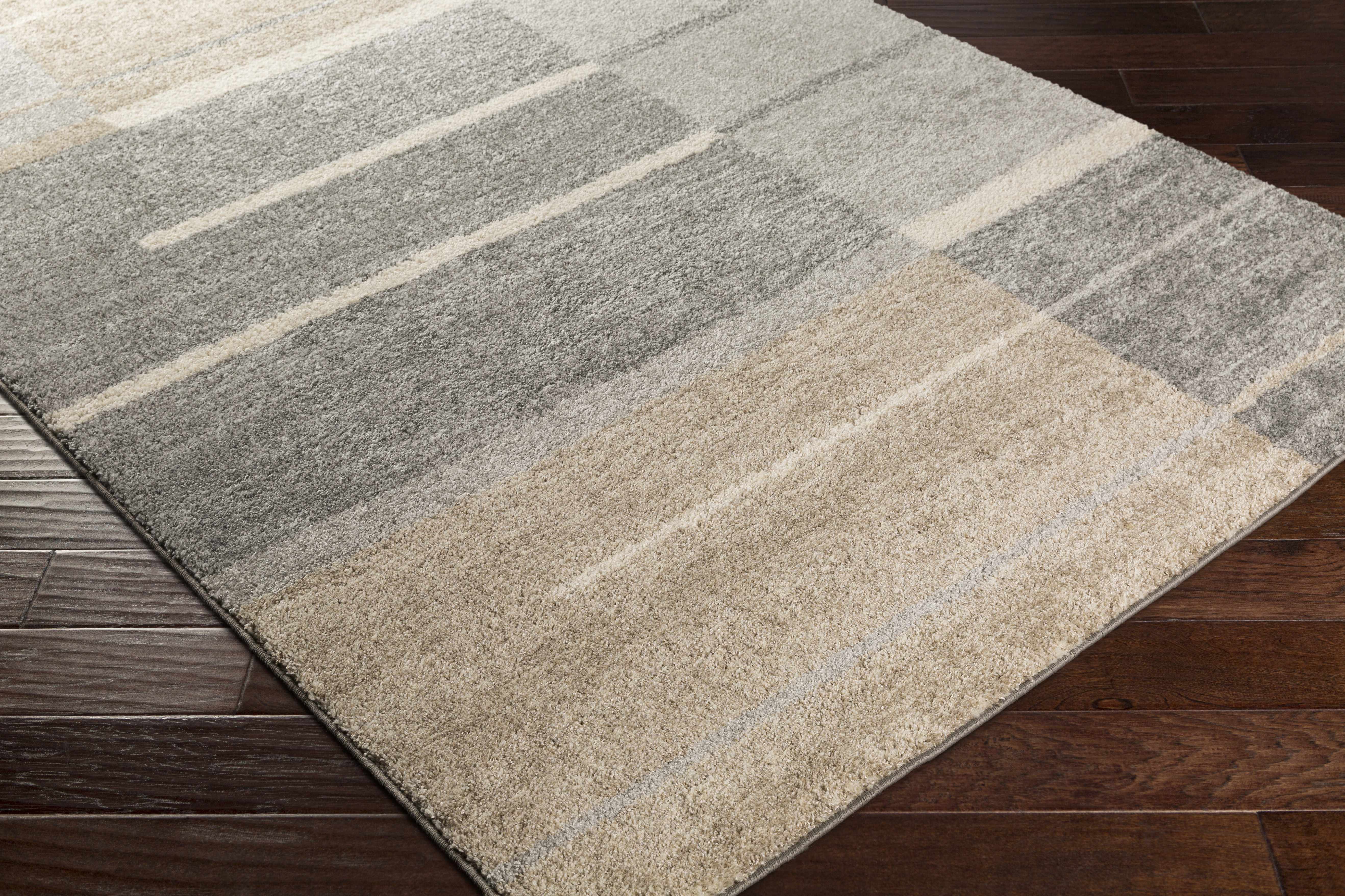 Glouster Taupe&Gray Lined Area Rug - Image 6