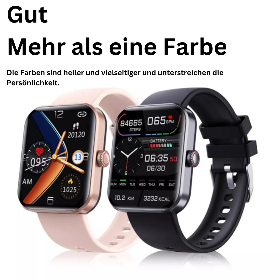 GlucoWatch Smart Health Monitoring Watch - Non-Invasive Glucose Trend Tracker - Heart Rate & SpO2 - iOS & Android - Image 8