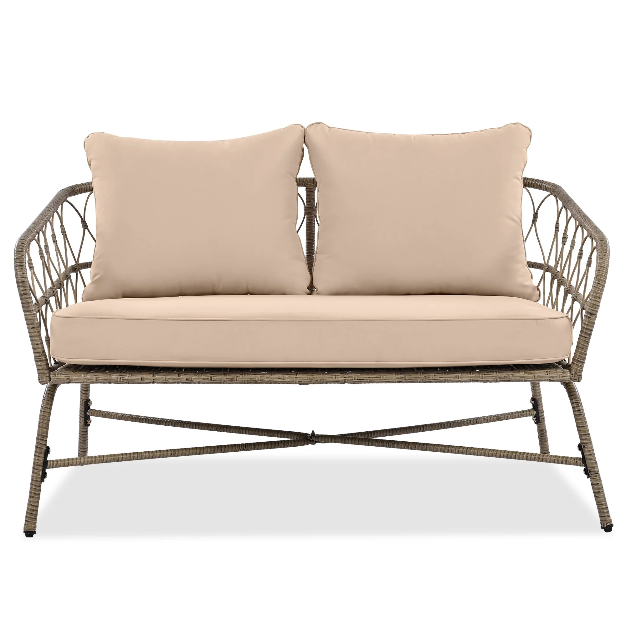 GO Bohemia-Inspired 4-Person Outdoor Seating Group with Removable Cushions - Image 10