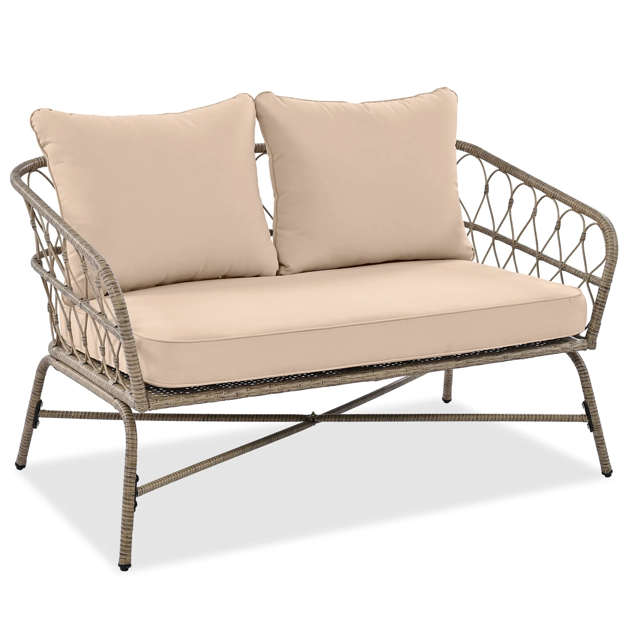 GO Bohemia-Inspired 4-Person Outdoor Seating Group with Removable Cushions - Image 11