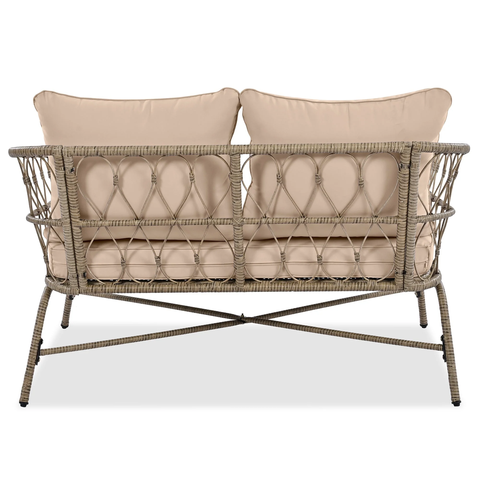 GO Bohemia-Inspired 4-Person Outdoor Seating Group with Removable Cushions - Image 12